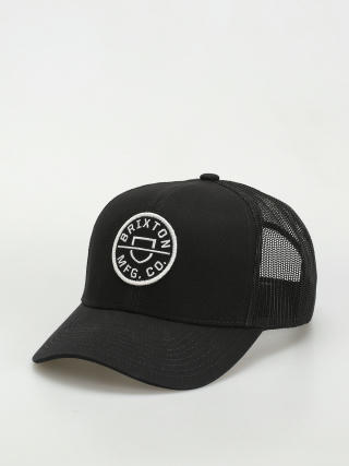 Brixton Crest X Mp Mesh Cap Baseball sapka (black/black)
