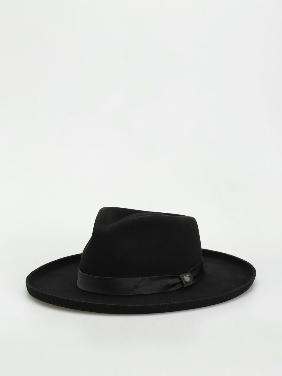 Brixton Victoria Felt Fedora Kalap Wmn (black/black satin)