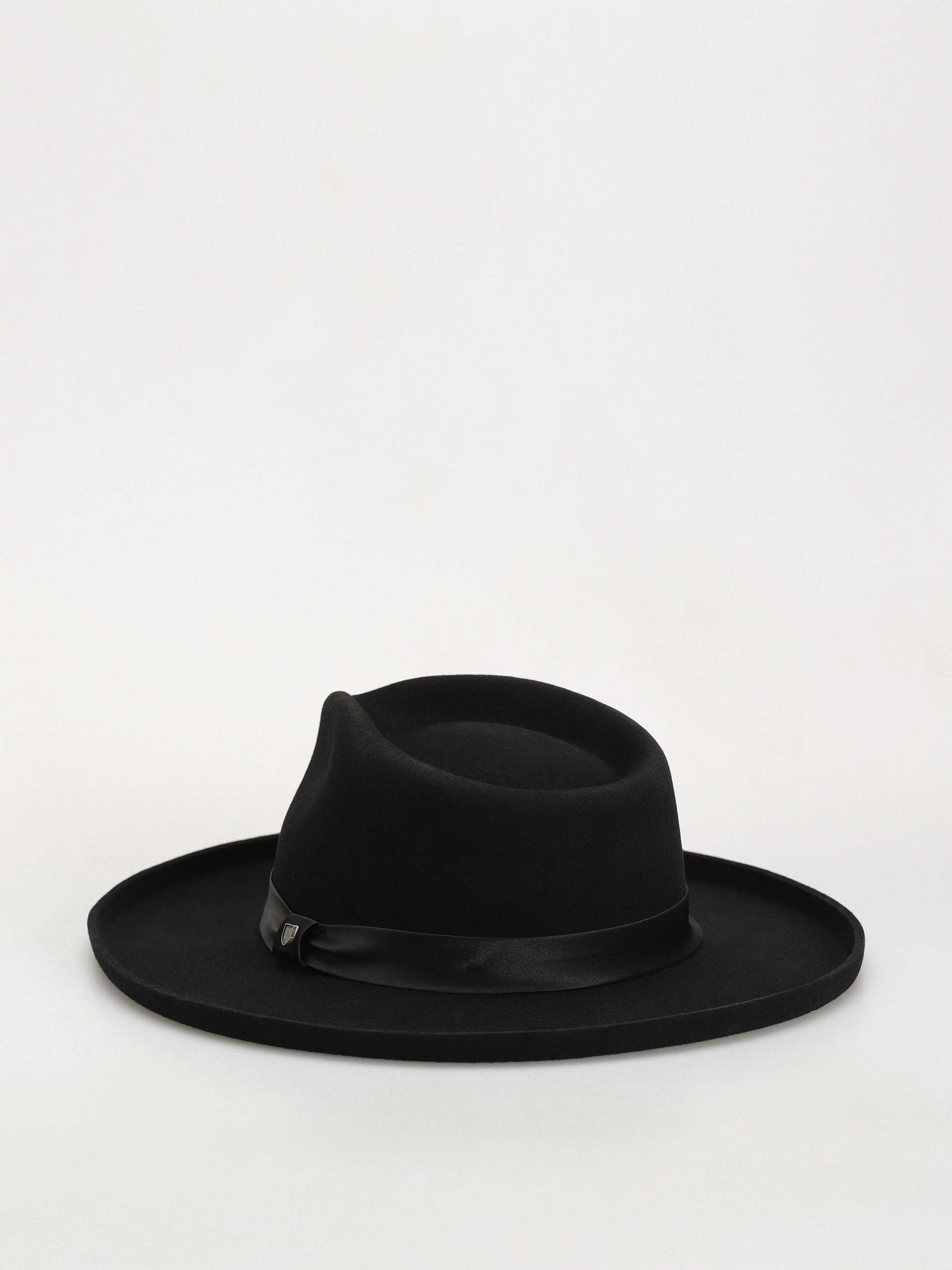 Brixton Victoria Felt Fedora Kalap Wmn (black/black satin)
