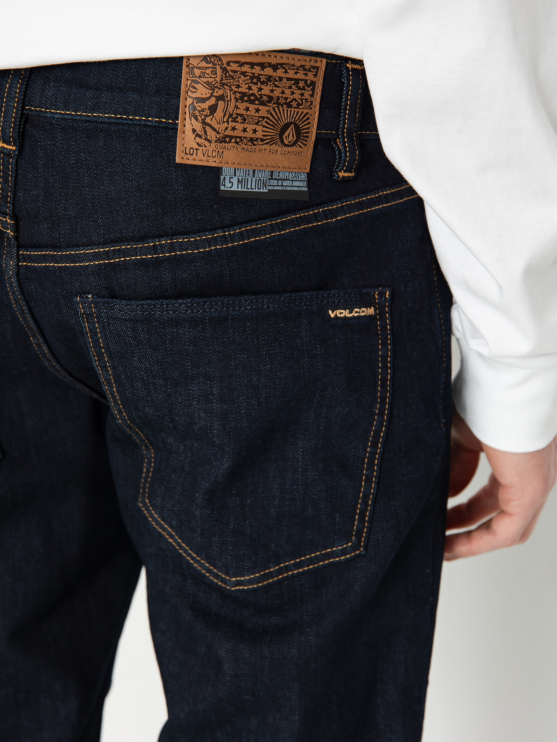 Volcom Solver Denim Kisnadrág (rinse)