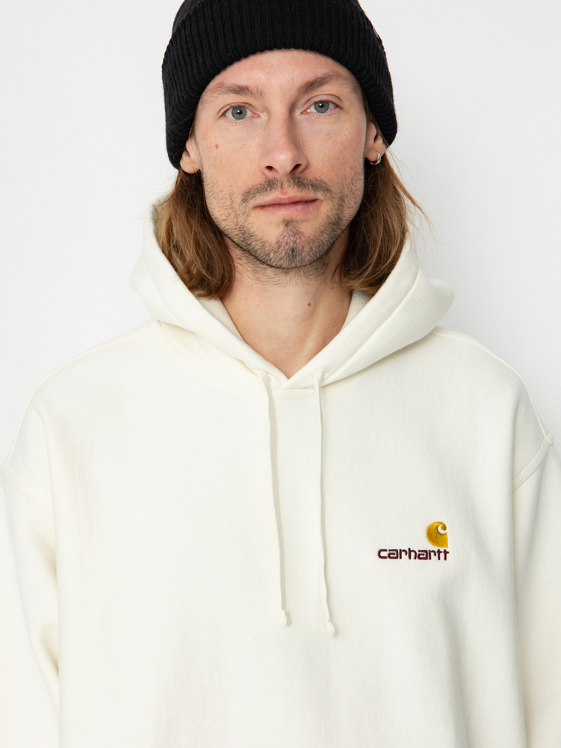 Carhartt WIP American Script HD Kapucnis pulóver (wax)
