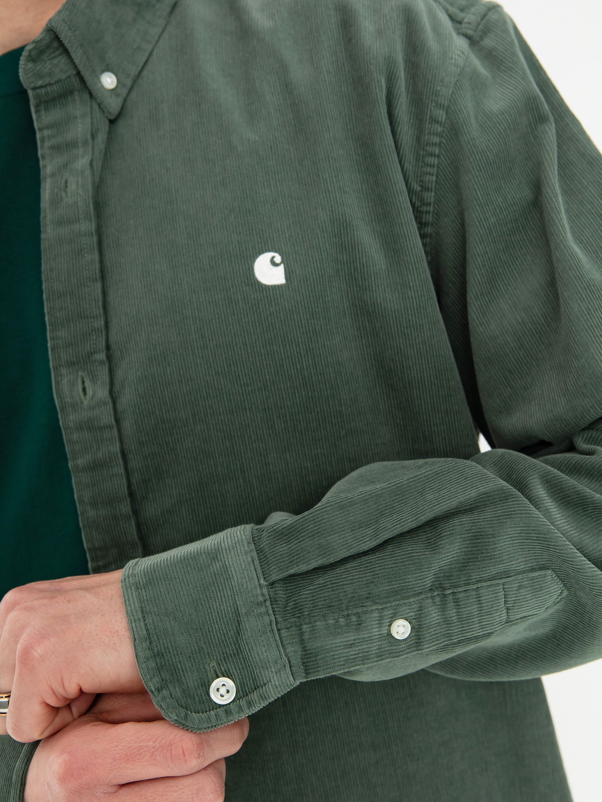 Carhartt WIP Madison Fine Cord Ing (park/wax)