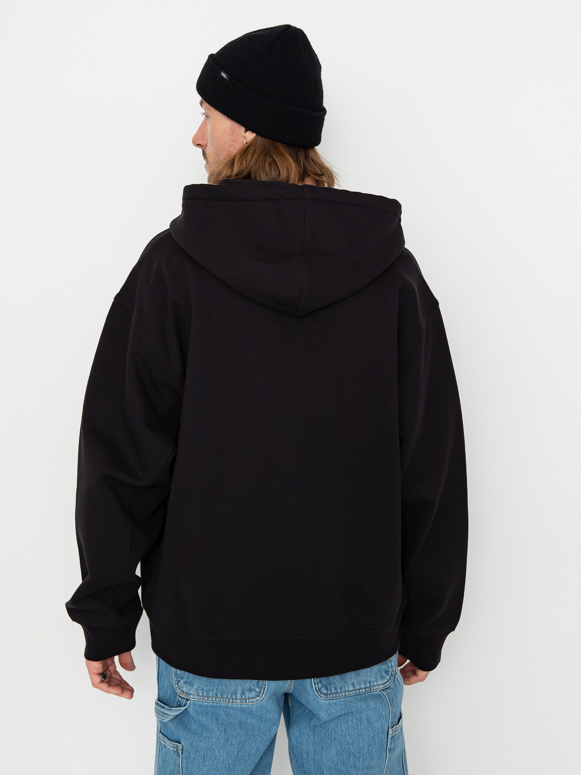 Carhartt WIP American Script ZHD Kapucnis pulóver (black)
