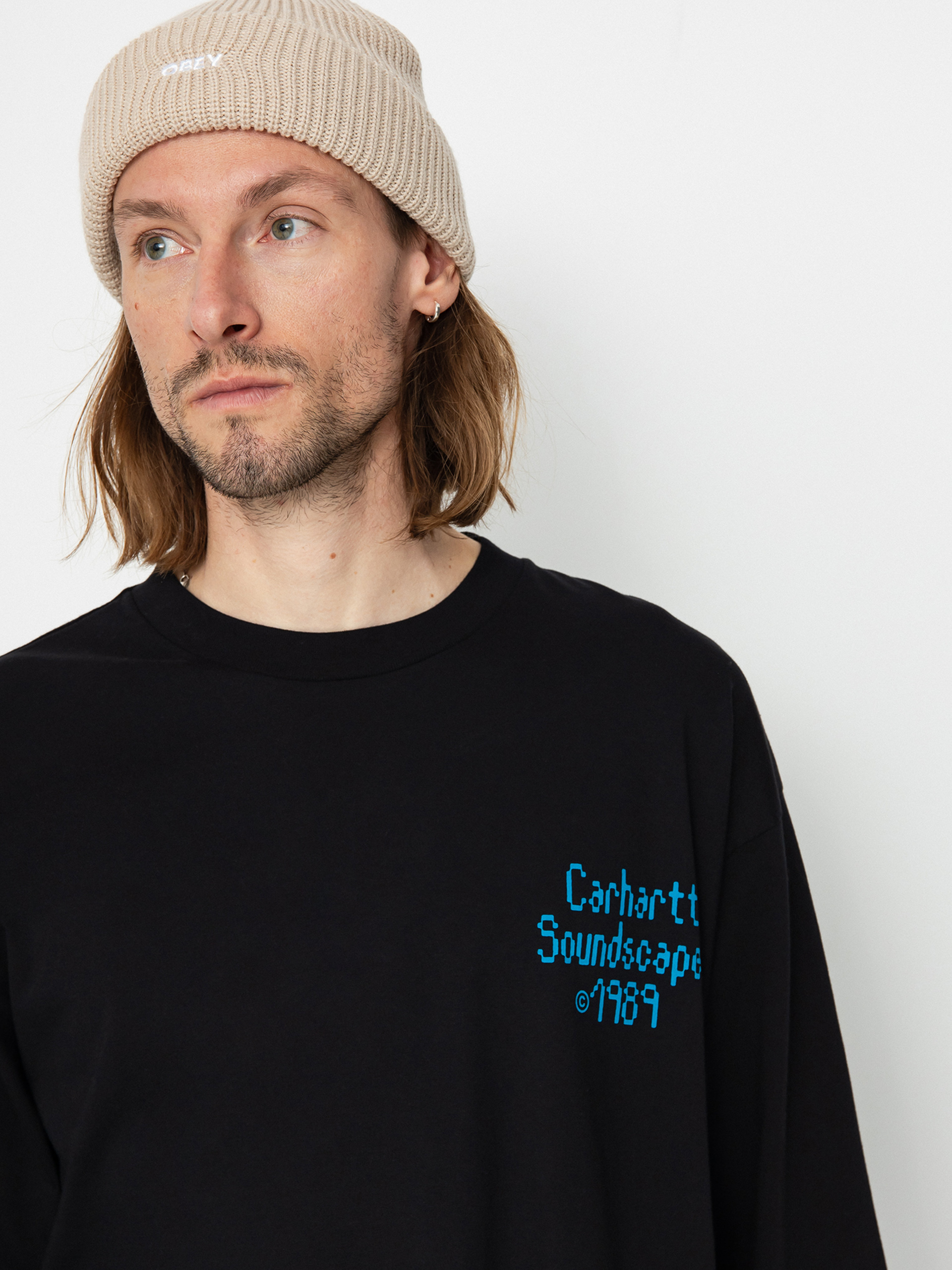 Carhartt WIP Soundface Hosszú ujjú felső (black)