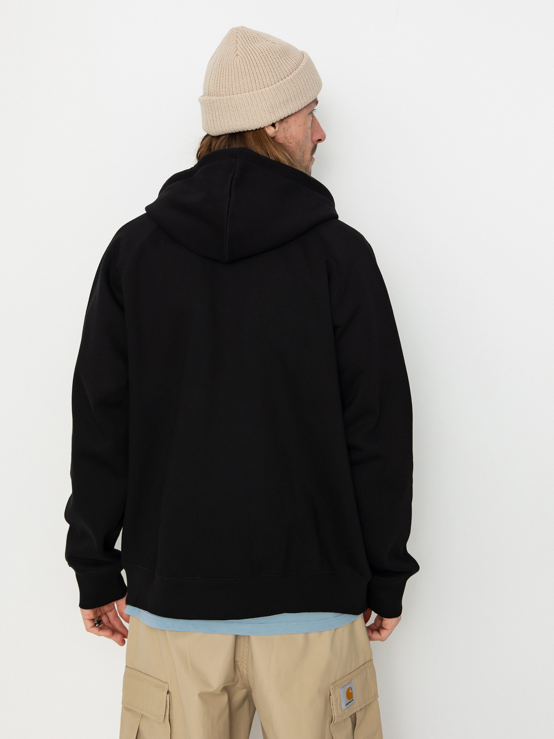 Carhartt WIP Chase ZHD Kapucnis pulóver (black/gold)