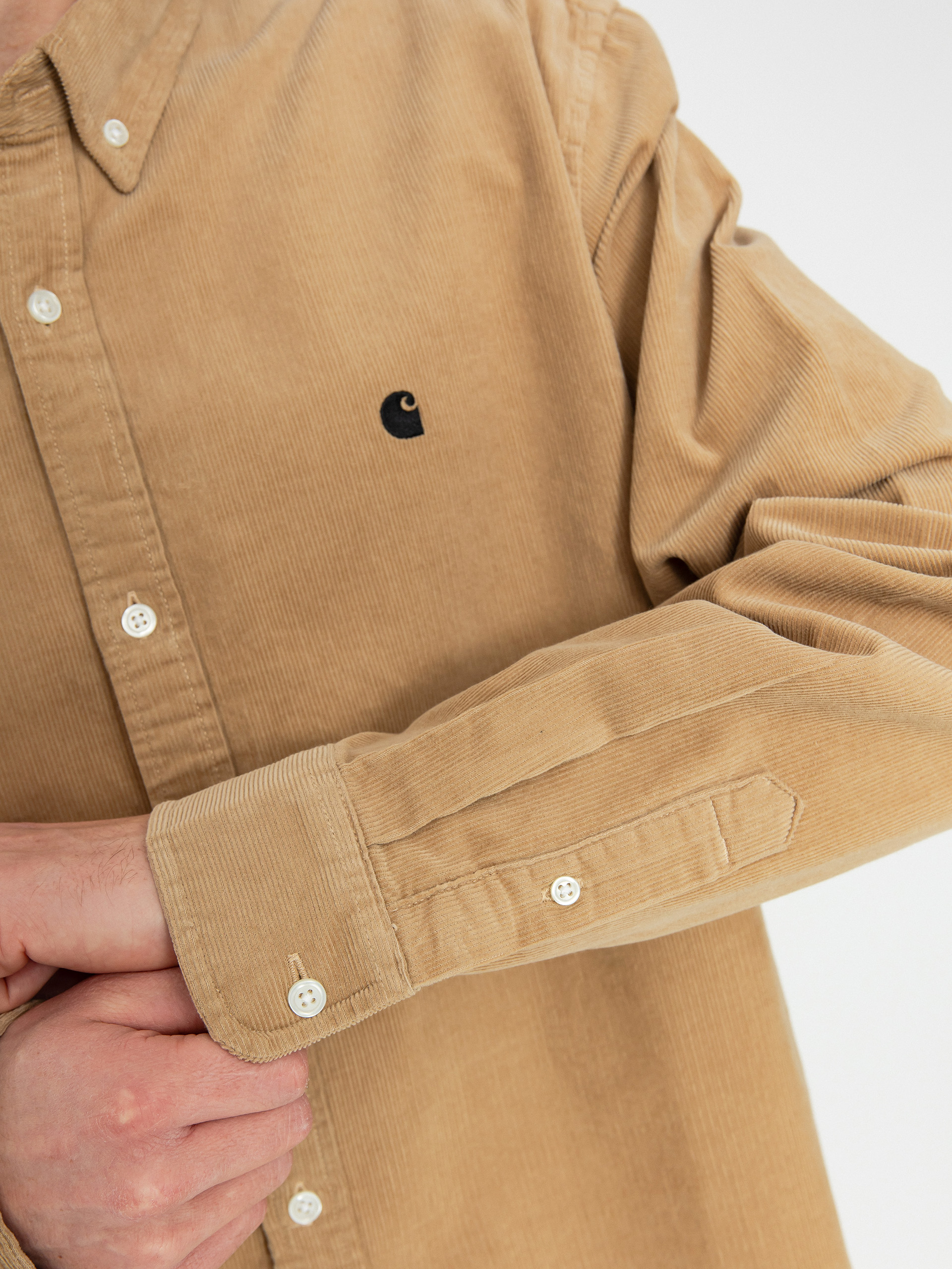 Carhartt WIP Madison Fine Cord Ing (sable/black)