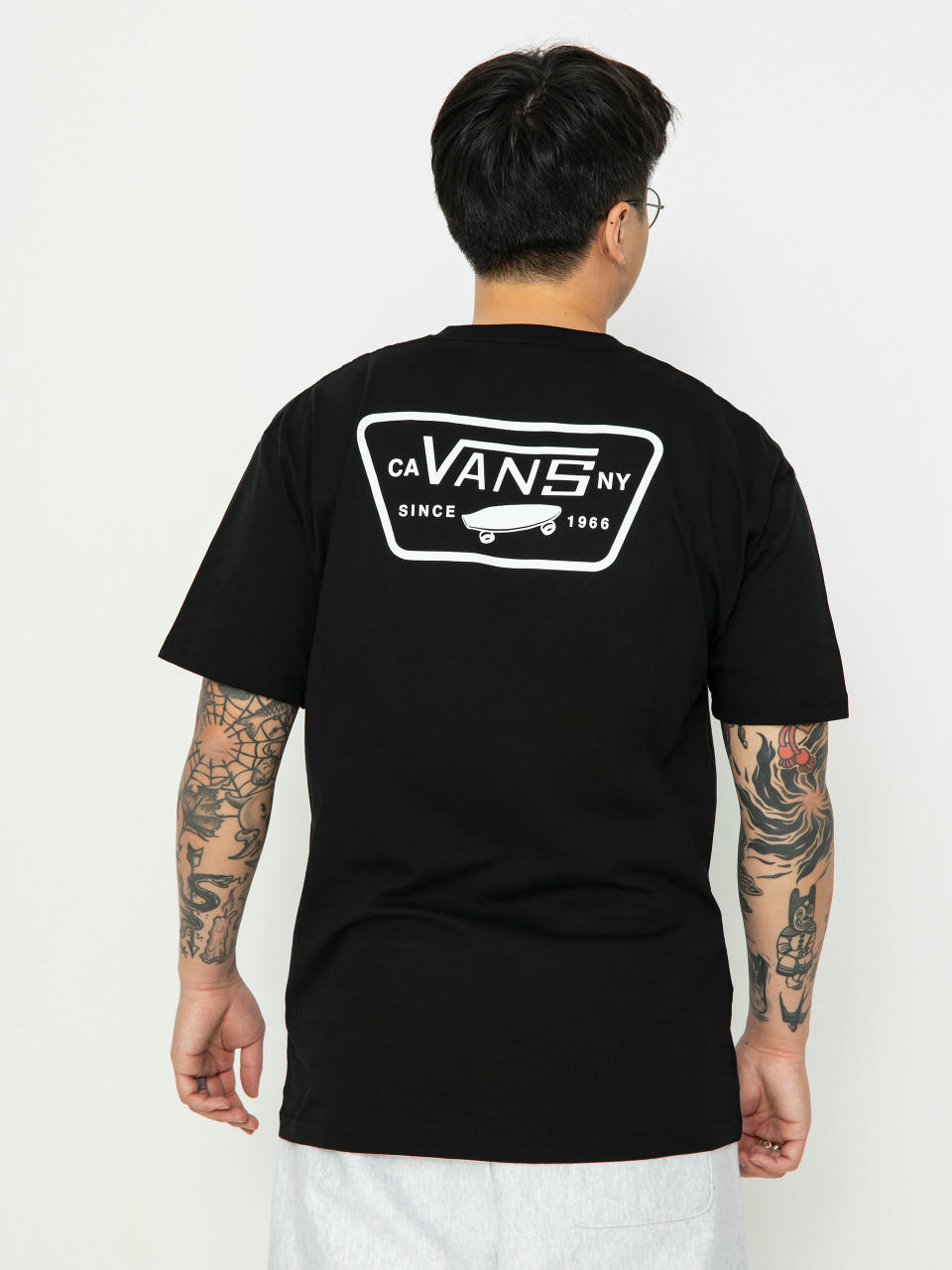 Vans Full Patch Back Póló (black/white)