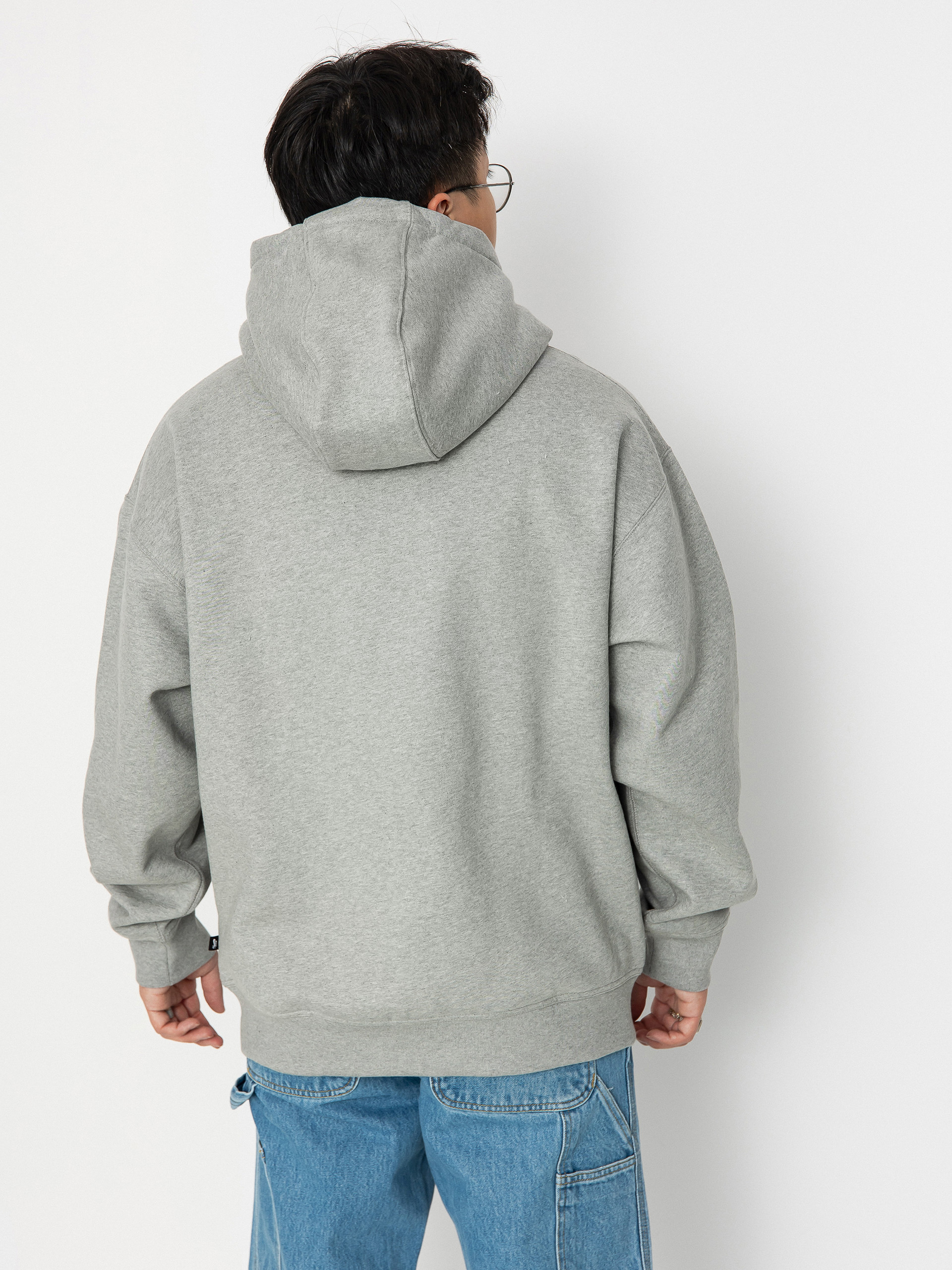 Nike SB Essential HBR HD Kapucnis pulóver (dk grey heather/white)