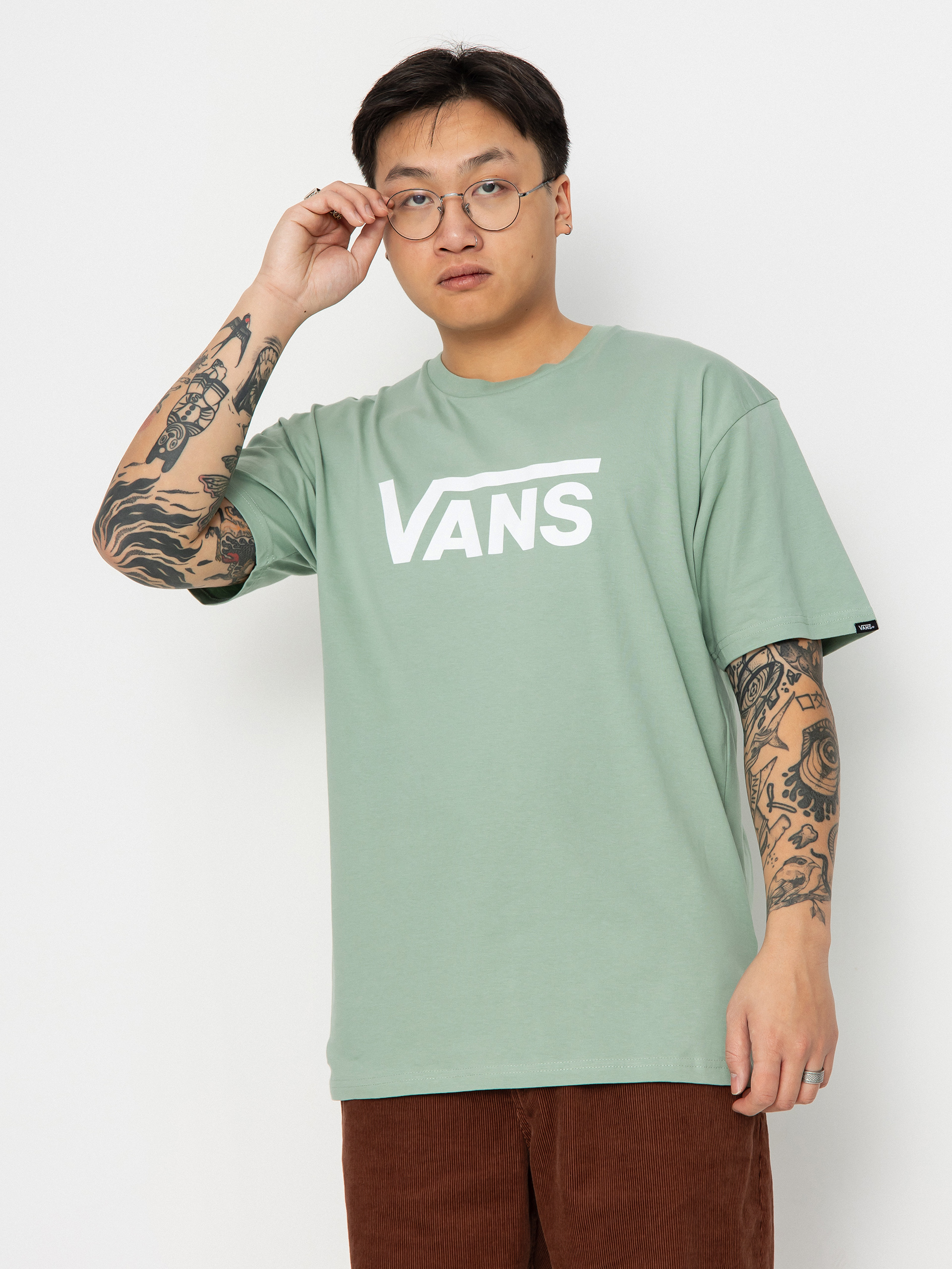 Vans Classic Póló (iceberg green/white)