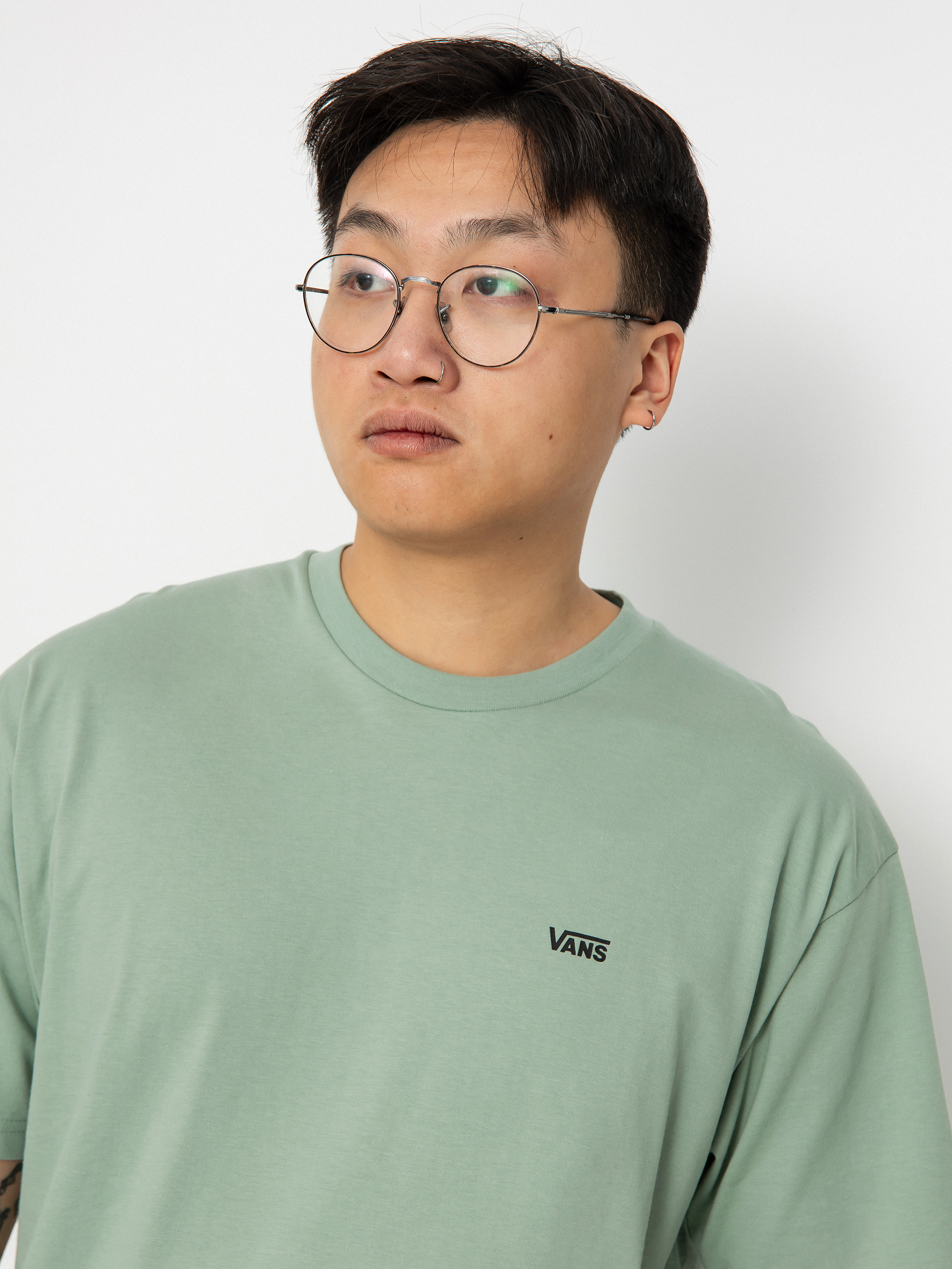 Vans Left Chest Logo Póló (iceberg green)