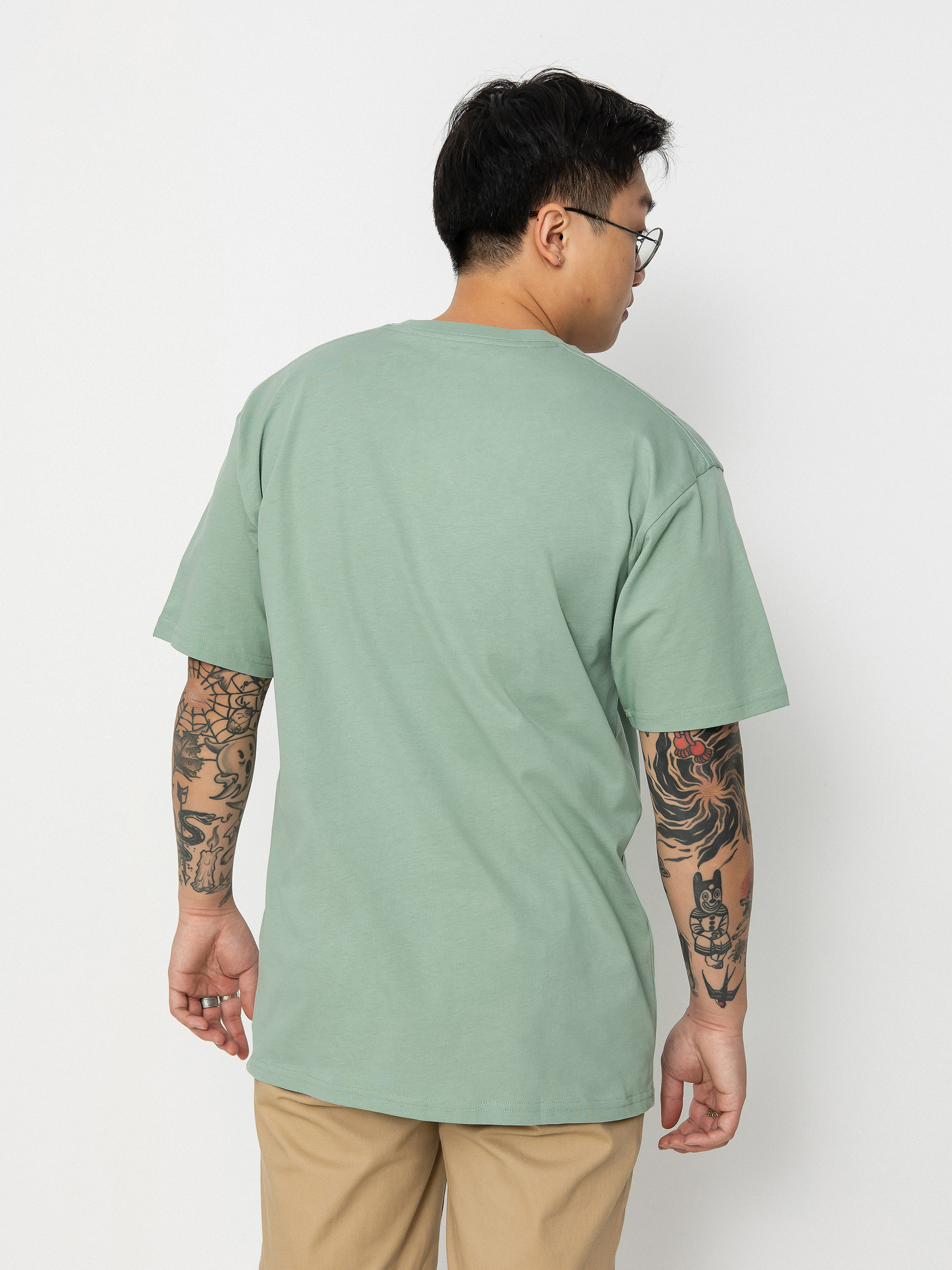 Vans Left Chest Logo II Póló (iceberg green)