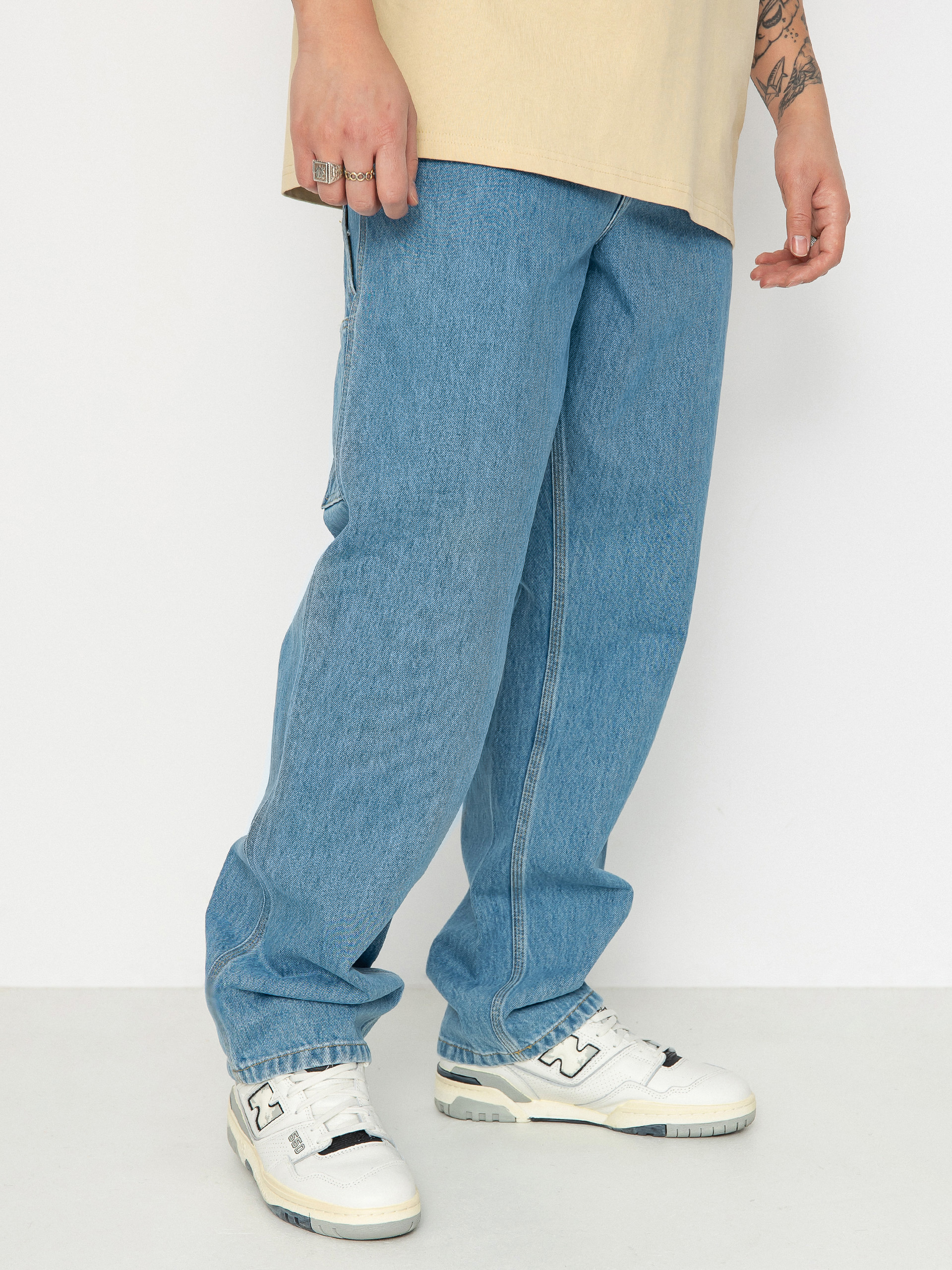 Carhartt WIP Single Knee Kisnadrág (blue)