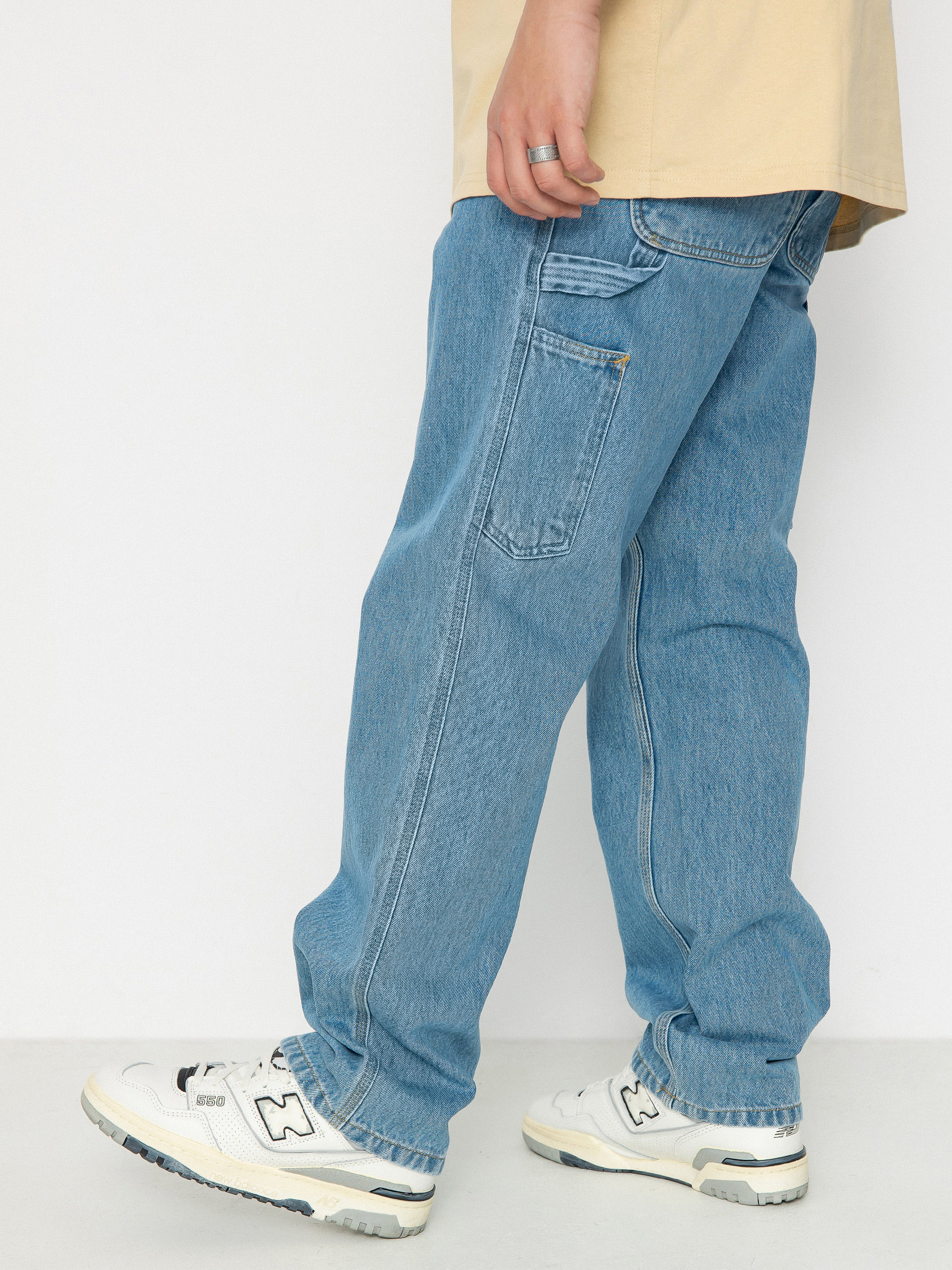 Carhartt WIP Single Knee Kisnadrág (blue)