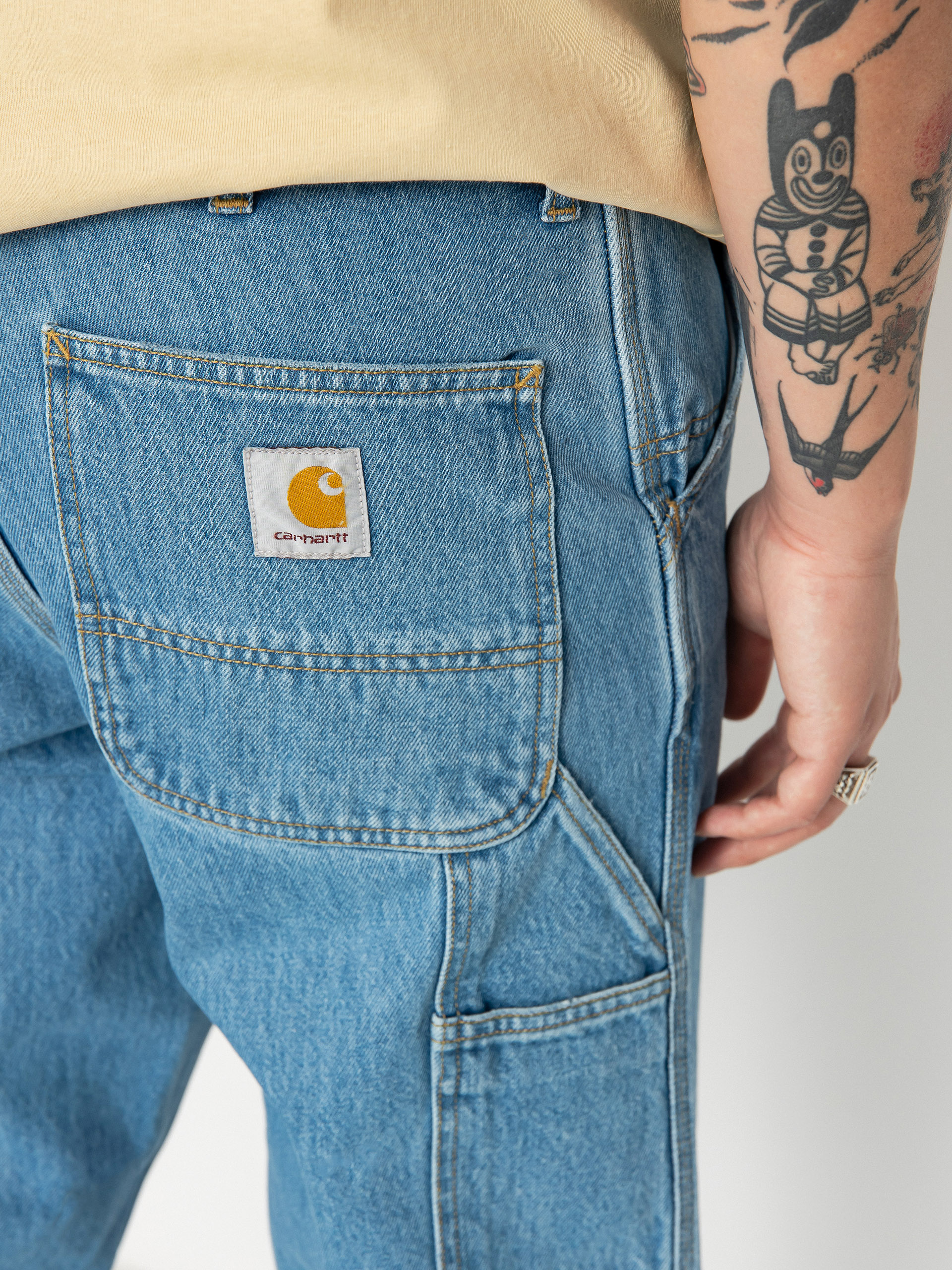 Carhartt WIP Single Knee Kisnadrág (blue)