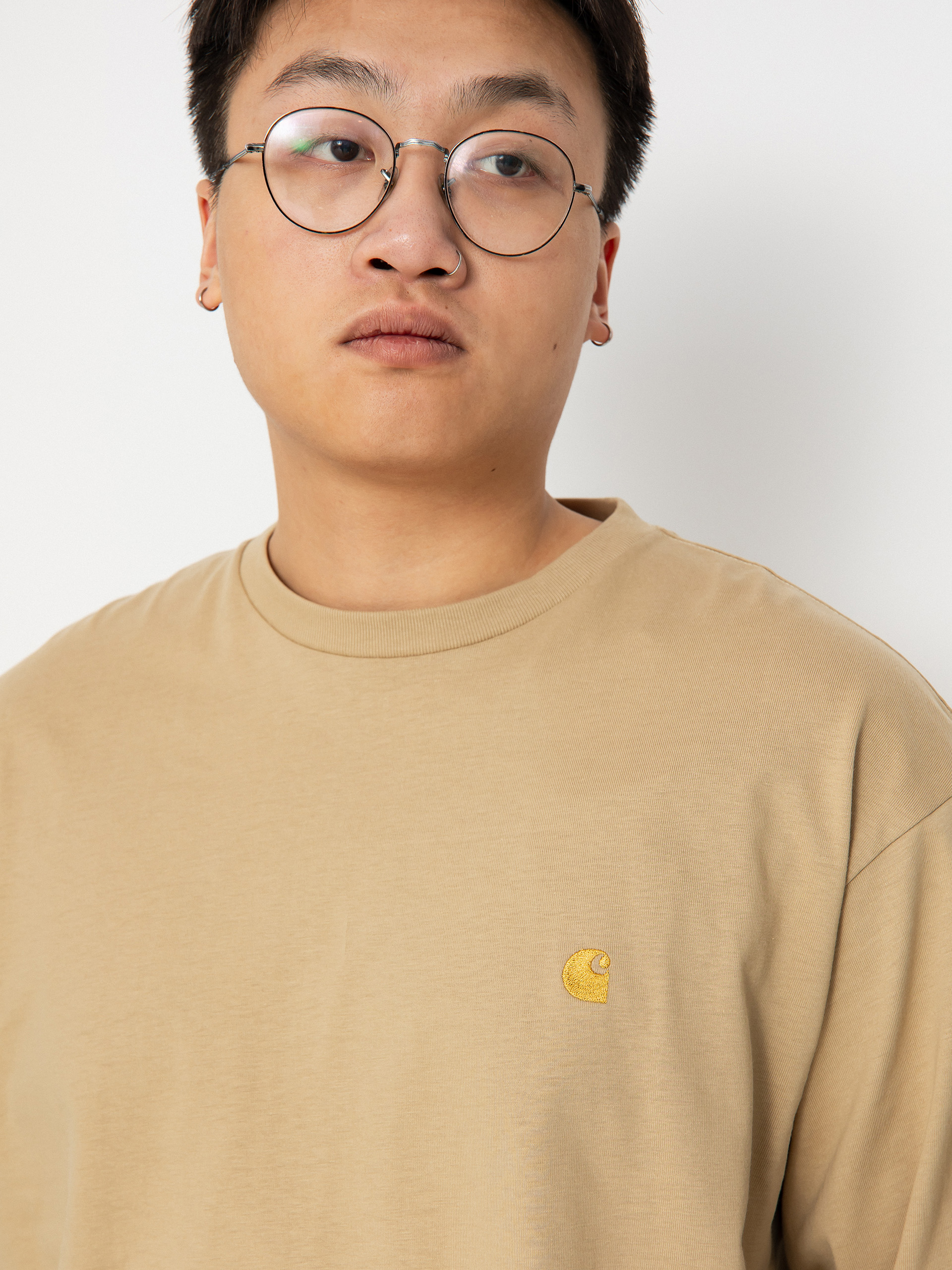 Carhartt WIP Chase Hosszú ujjú felső (sable/gold)