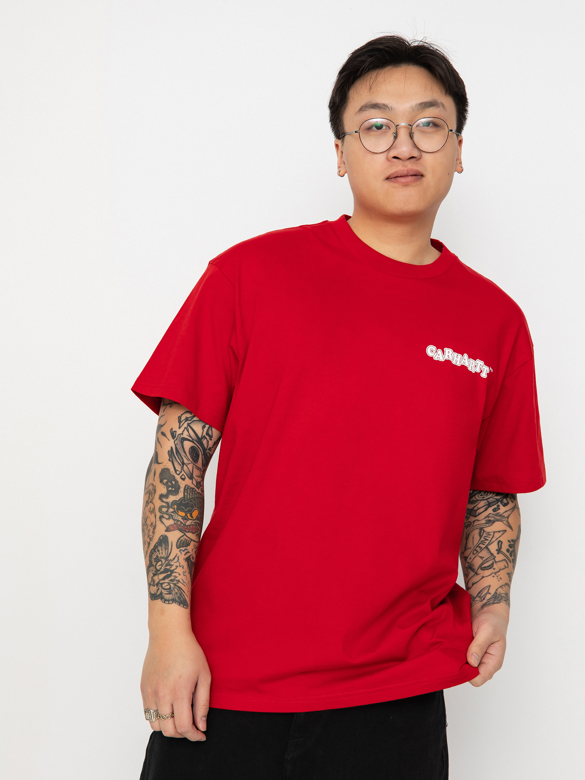 Carhartt WIP Fast Food Póló (samba/white)