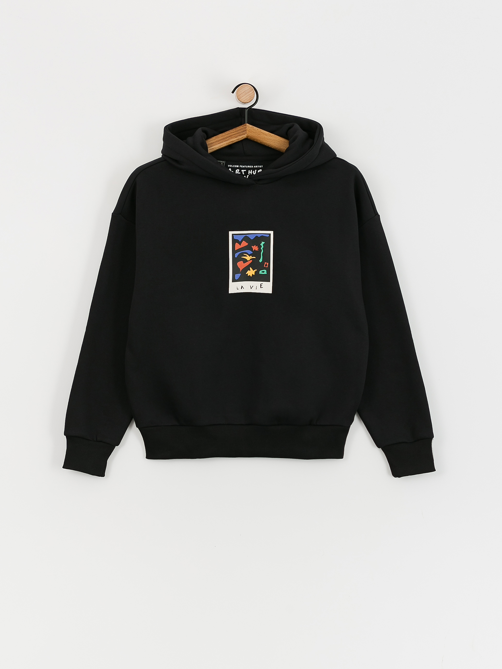 Volcom Fa Arthur Longo HD Wmn Kapucnis pulóver (black)