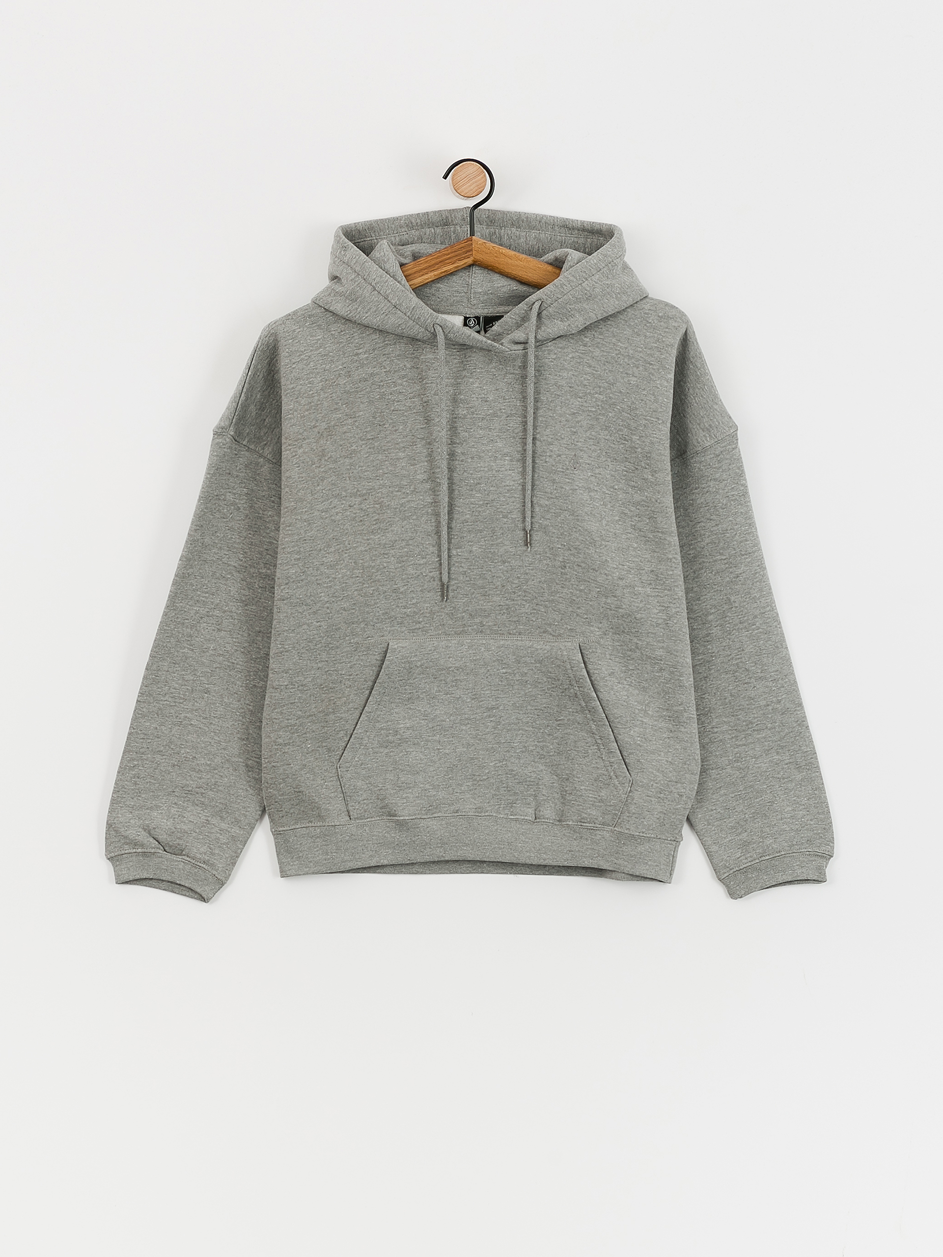 Kapucnis pulóver Volcom Stone Srt Up HD Wmn (heather grey)