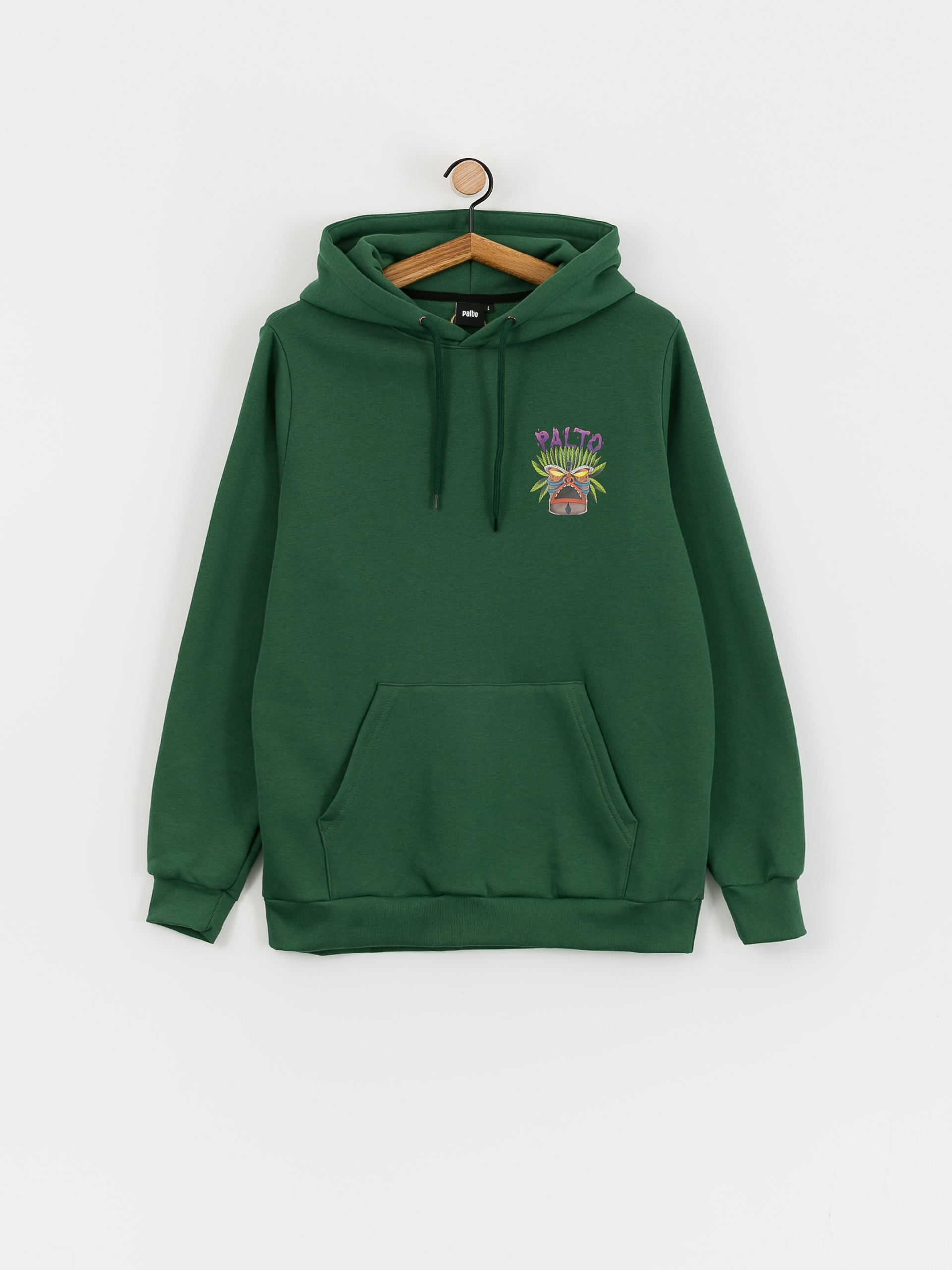 Kapucnis pulóver Palto Totem HD (green)