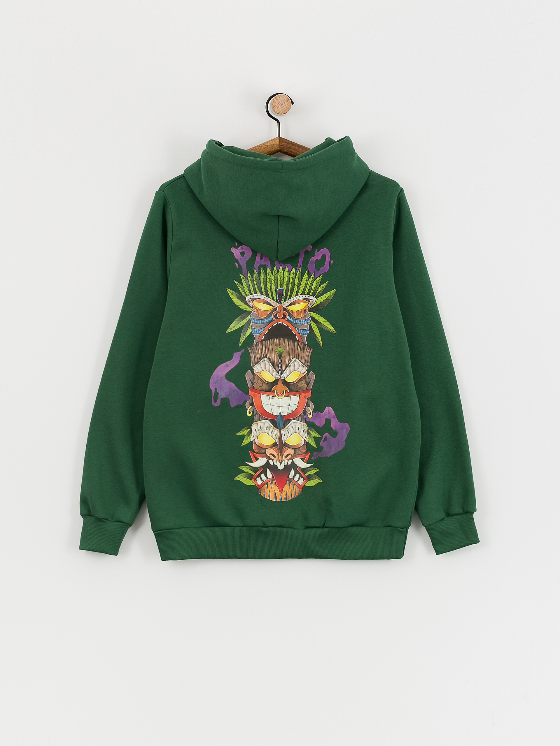 Kapucnis pulóver Palto Totem HD (green)