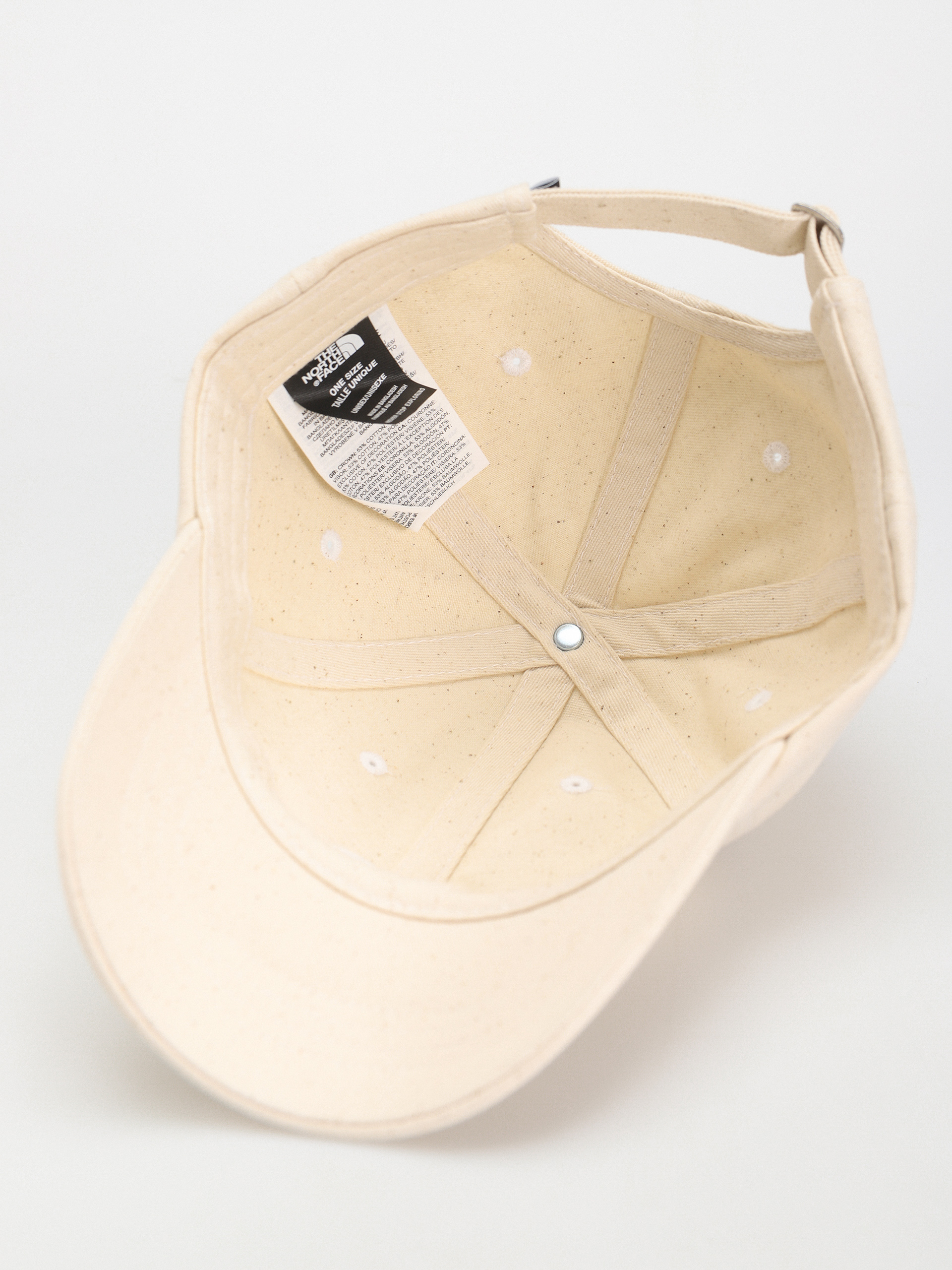 Baseball sapka The North Face Norm (white dune/raw undyed)