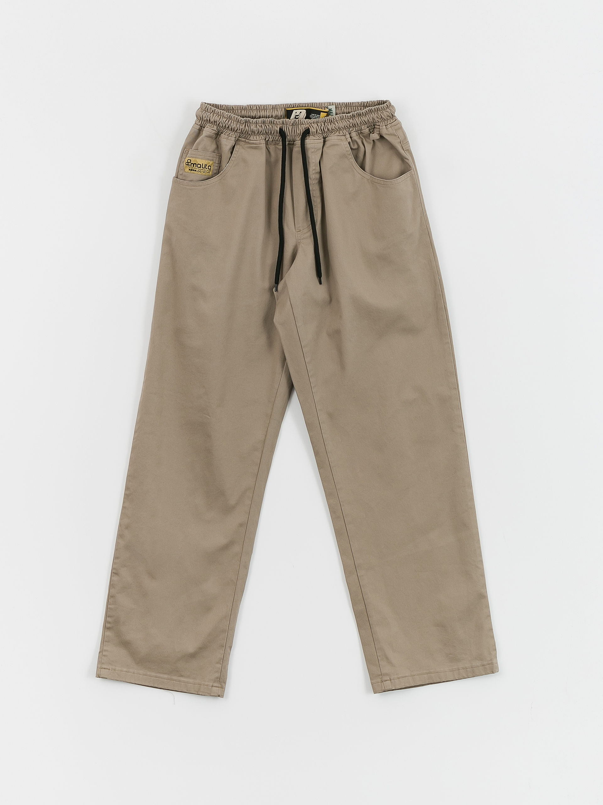 Kisnadrág Malita Chino Log Sl Elastic (beige)