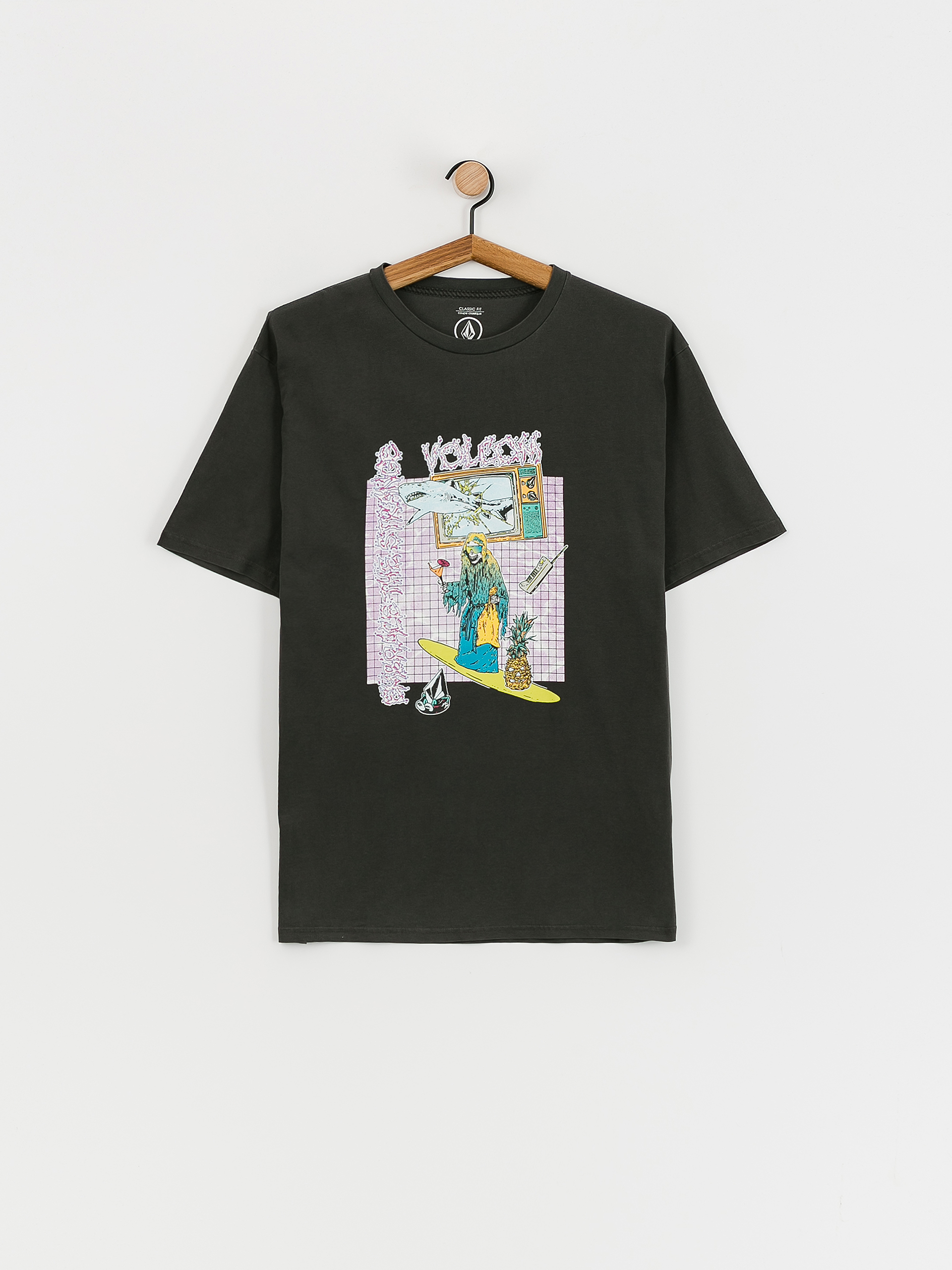 Volcom Frenchsurf Pw Póló (black)