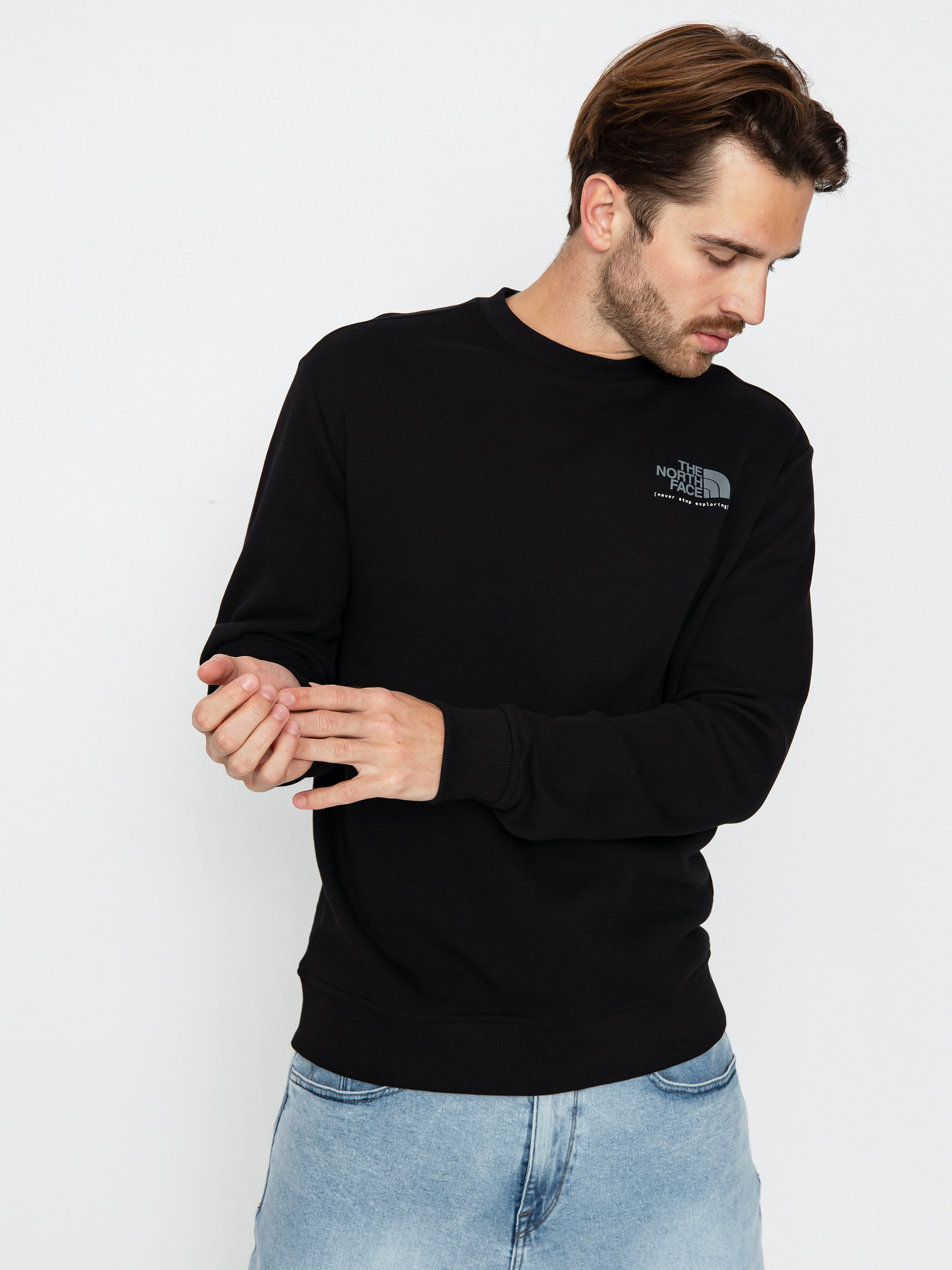 The North Face Graphic Crew 3 Pulóver (tnf black)