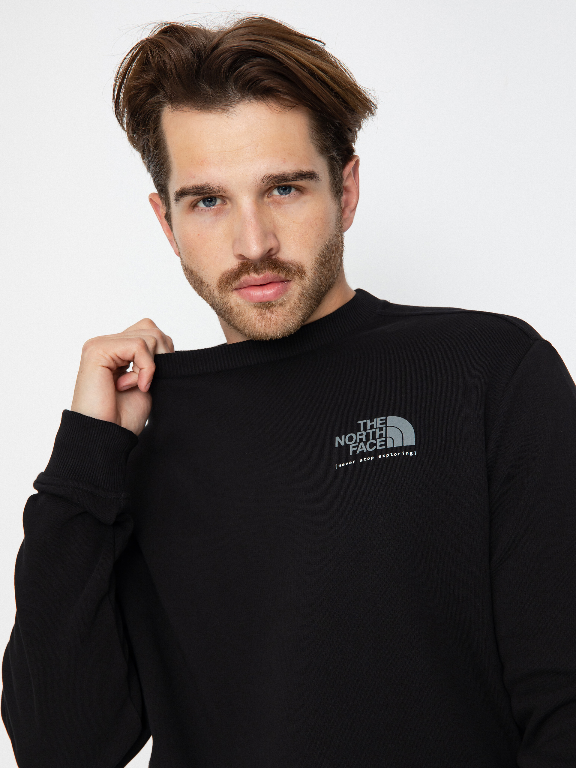 The North Face Graphic Crew 3 Pulóver (tnf black)