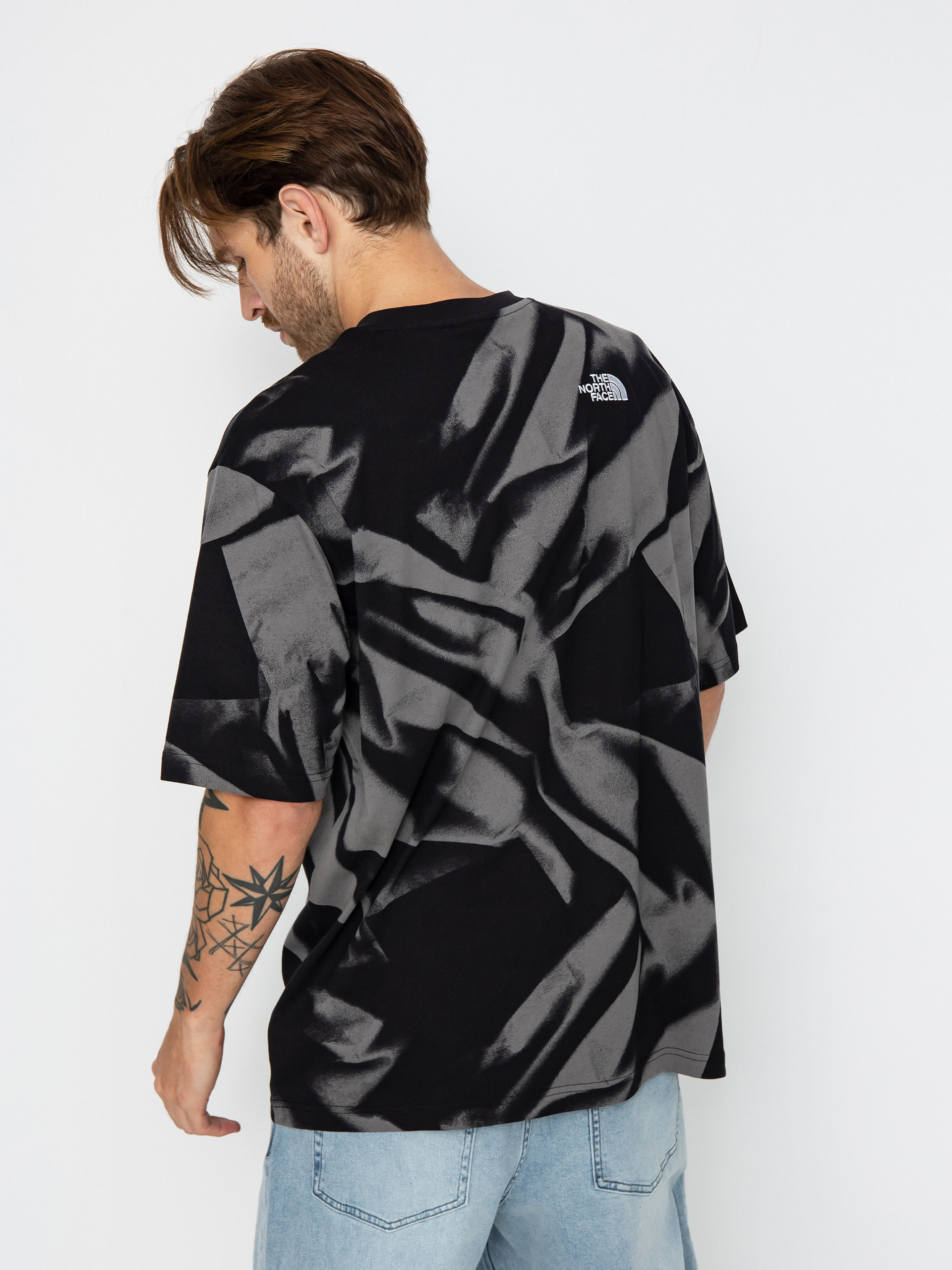 The North Face Oversize Simple Dome Print Póló (smoked pearl garment fo)