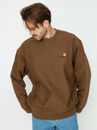 Carhartt WIP American Script Pulóver (lumber)