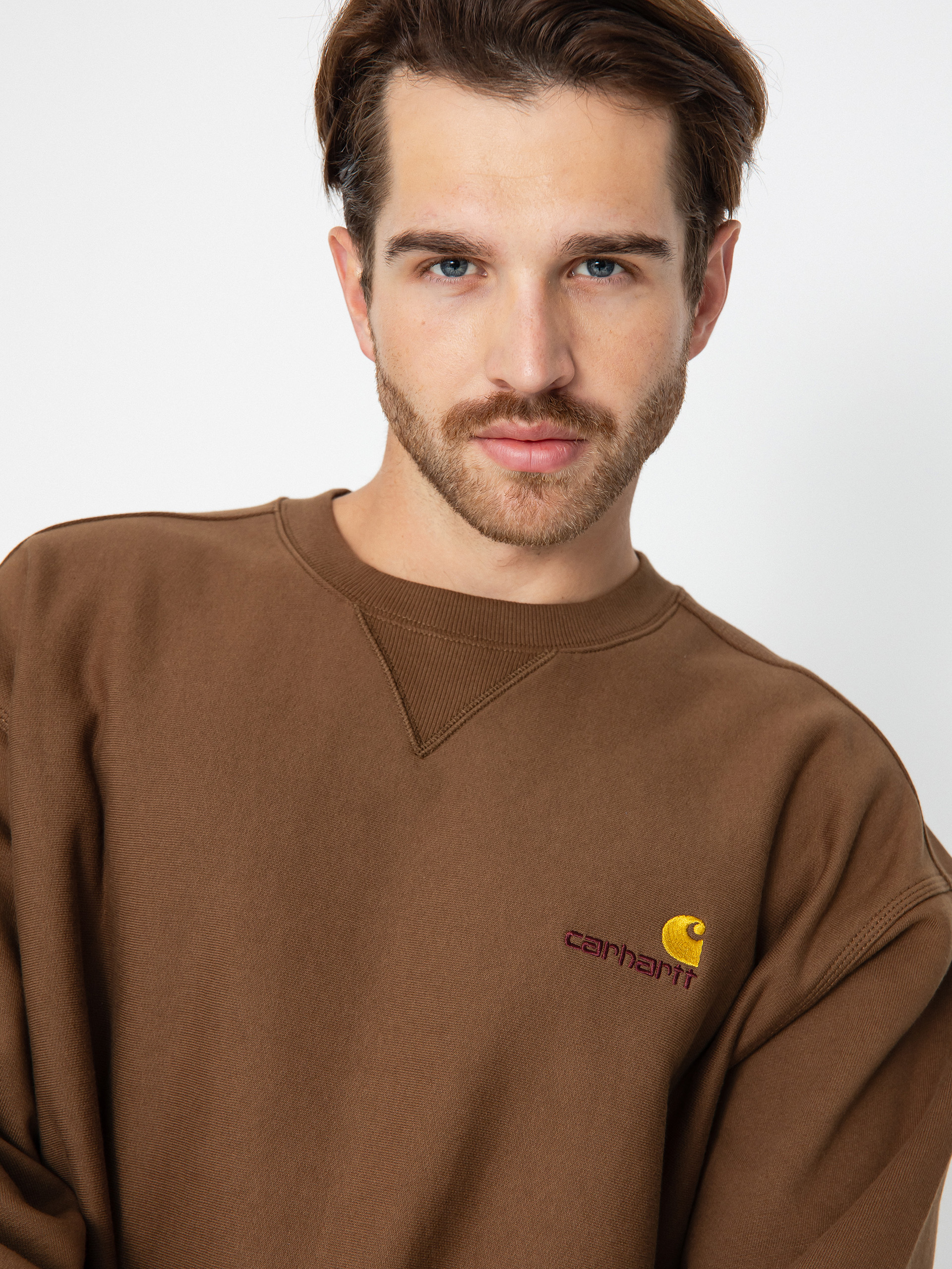 Carhartt WIP American Script Pulóver (lumber)