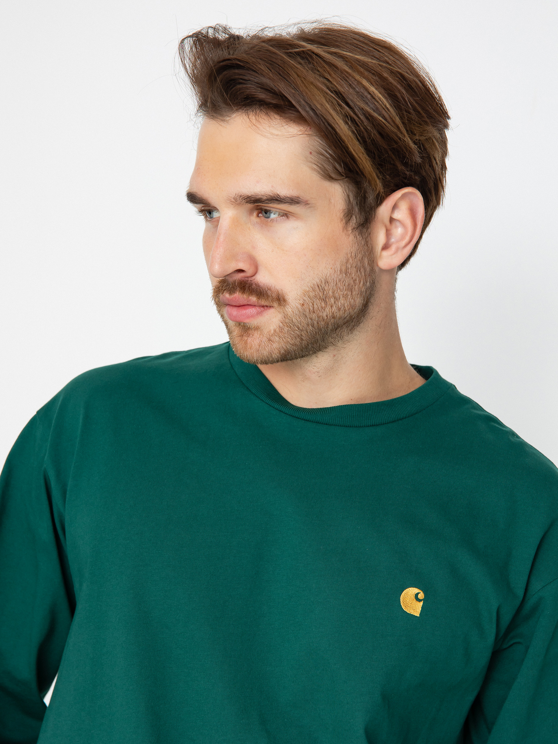 Carhartt WIP Chase Hosszú ujjú felső (chervil/gold)