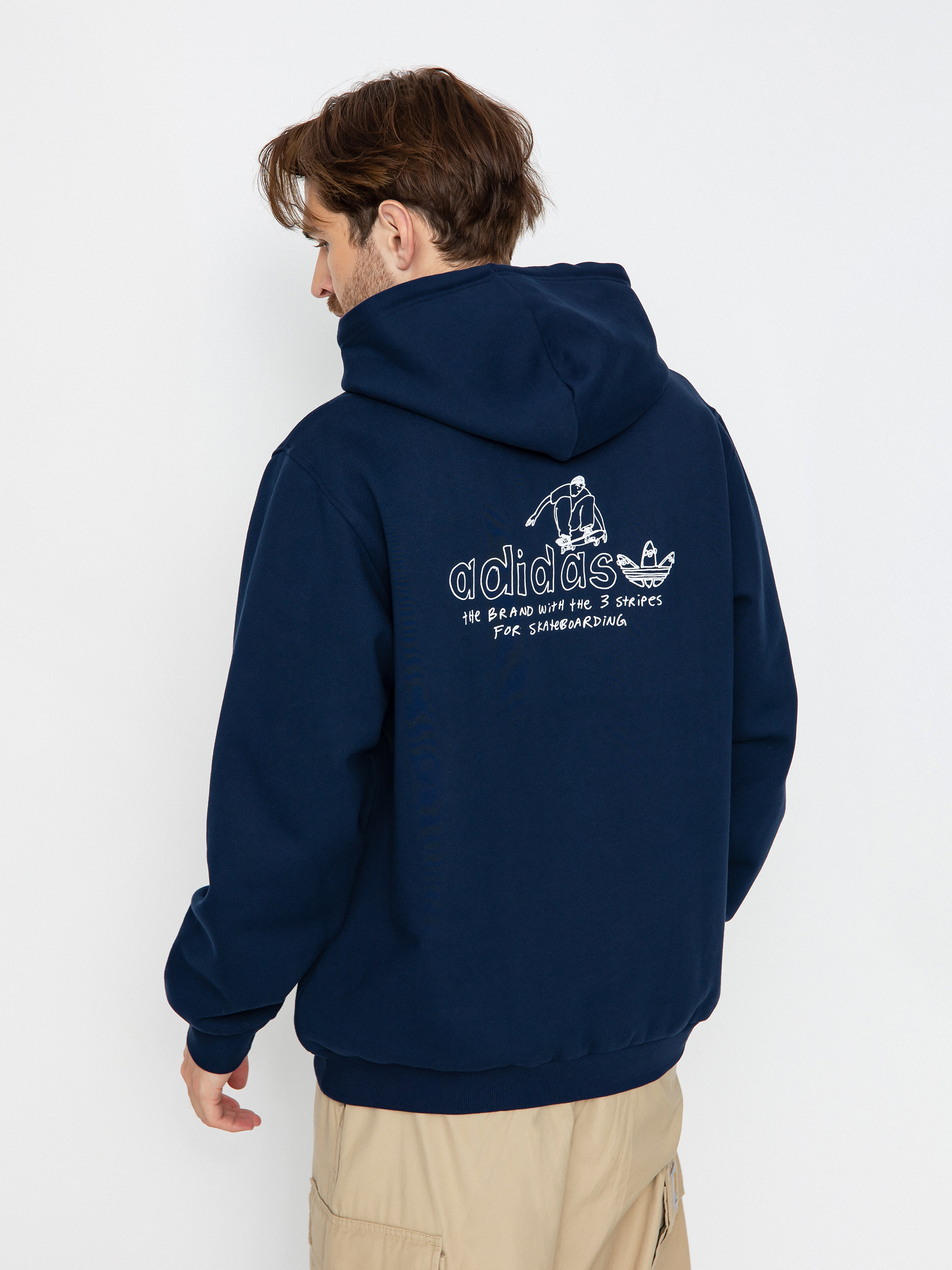 adidas Hjones HD Kapucnis pulóver (conavy/white)