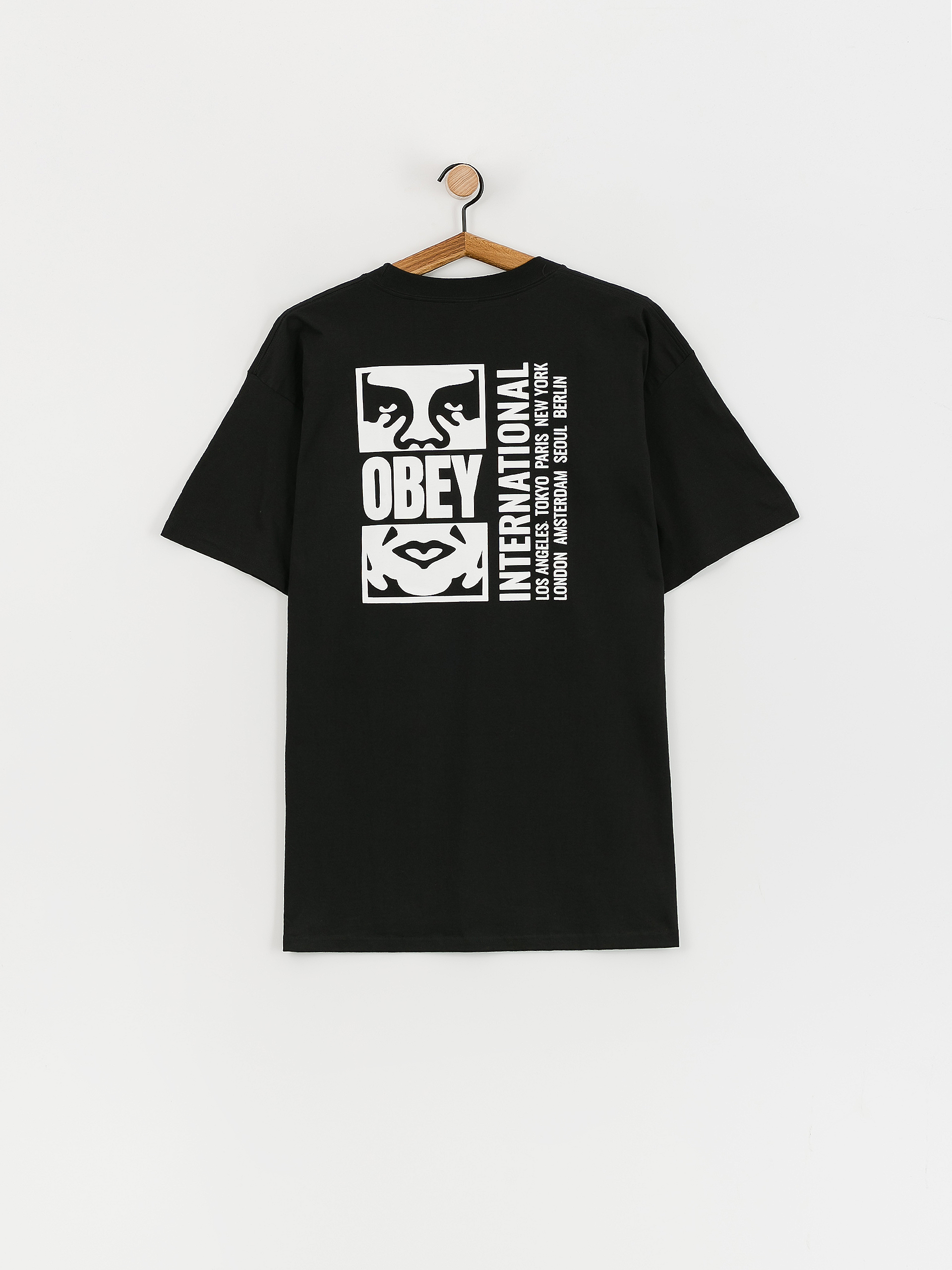 Póló OBEY Icon Split (black)