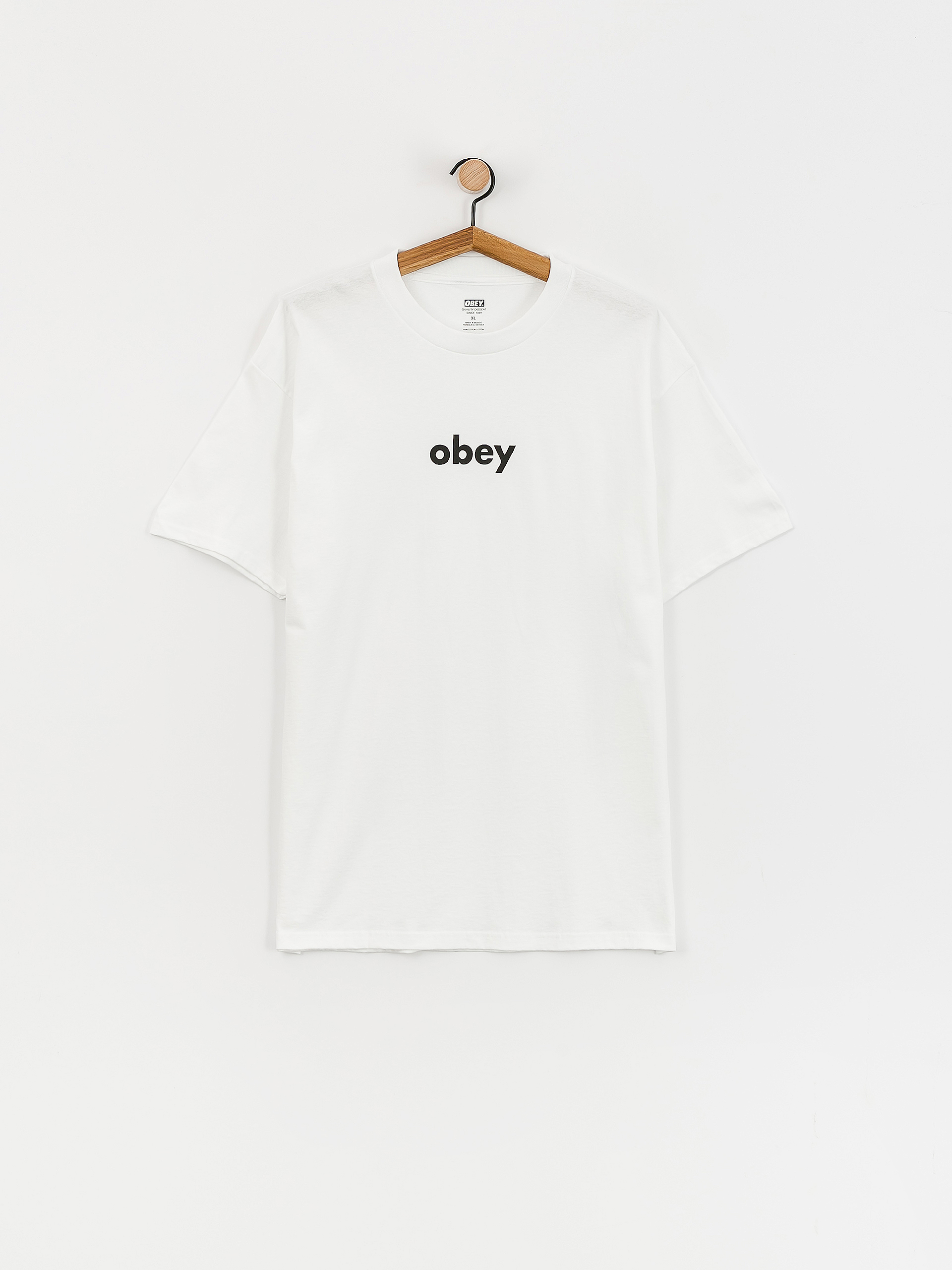 Póló OBEY Lower Case 2 (white)