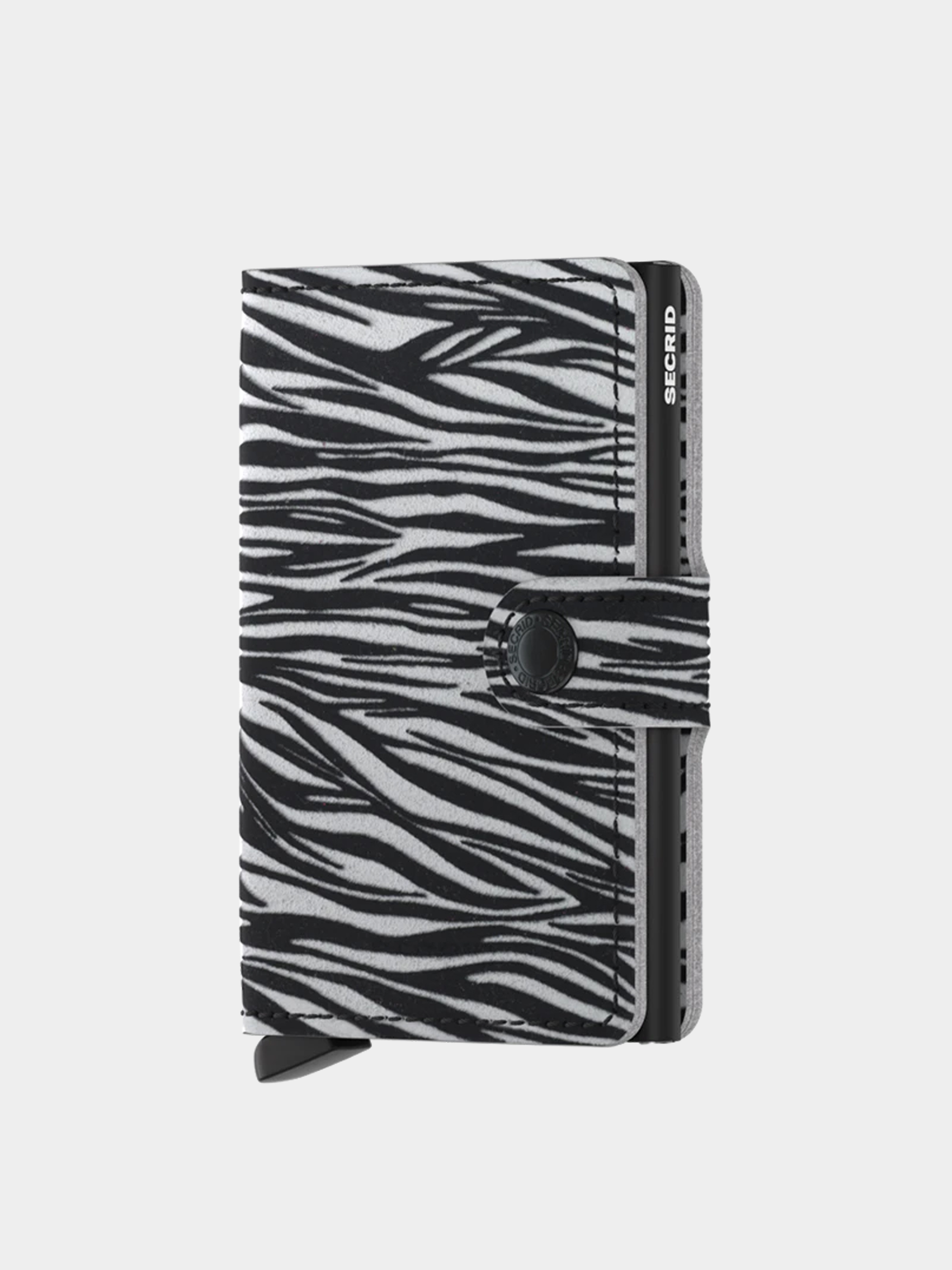 Pénztárca Secrid Miniwallet (zebra light grey)