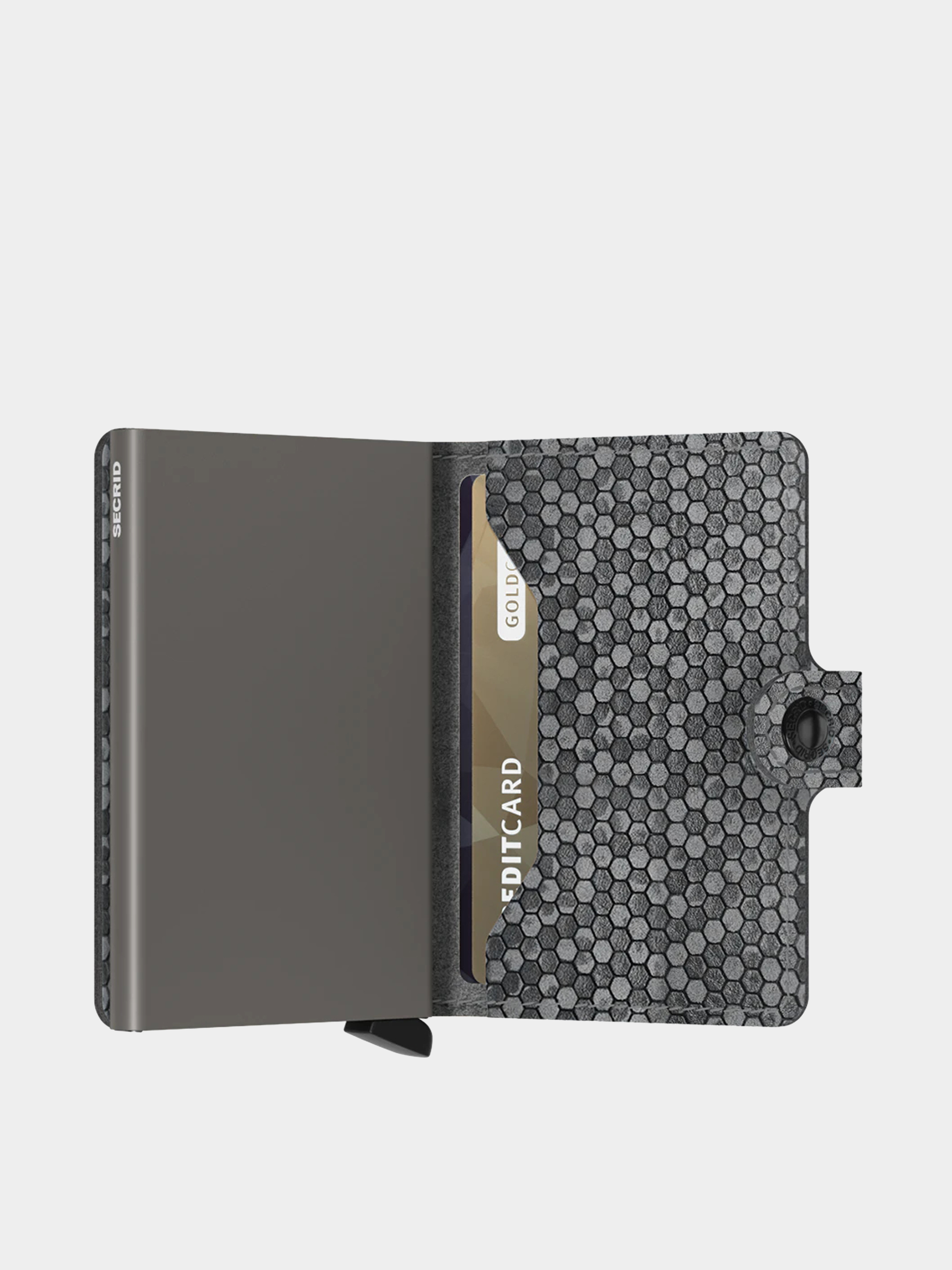 Pénztárca Secrid Miniwallet (hexagon grey)
