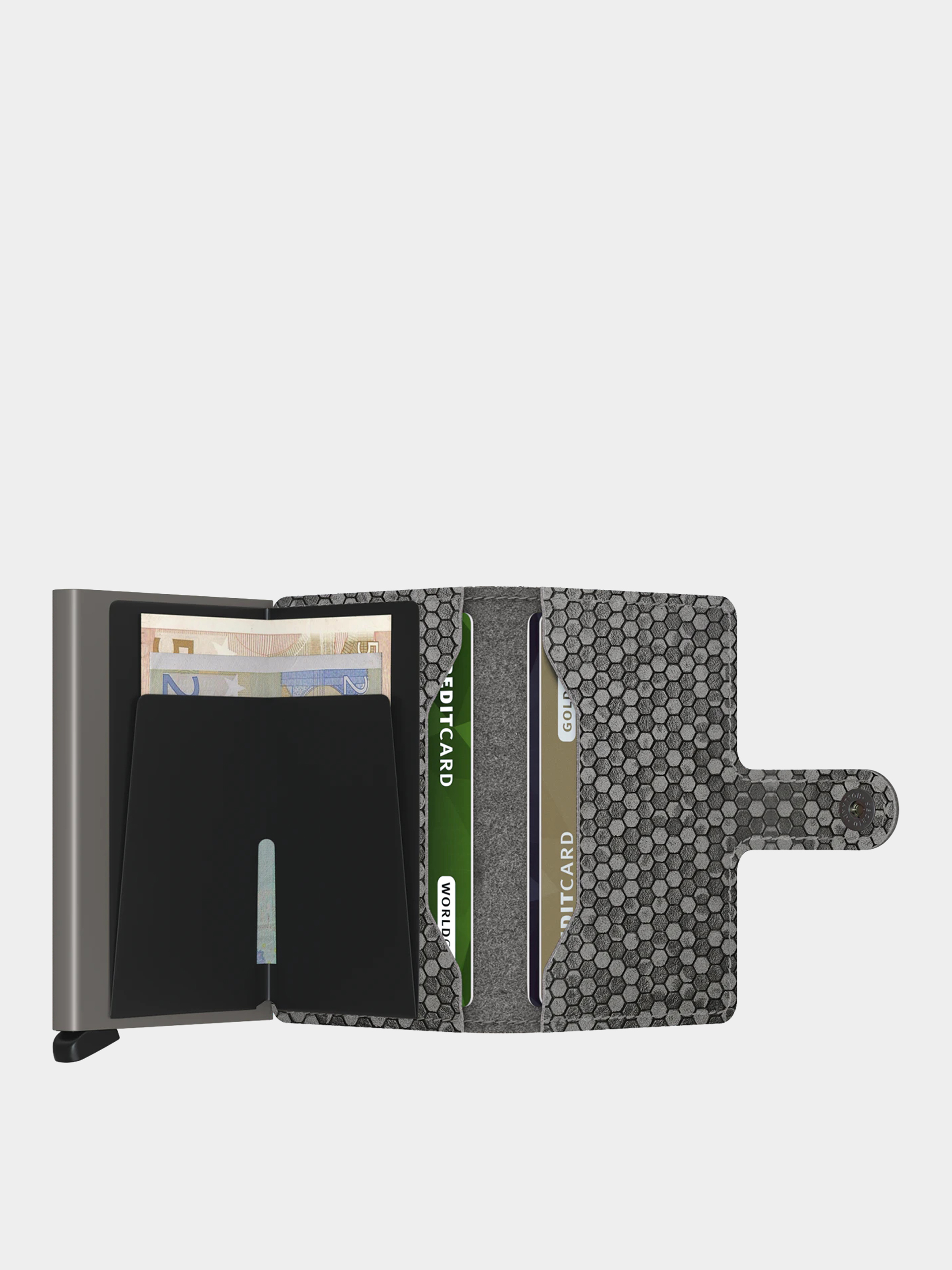 Pénztárca Secrid Miniwallet (hexagon grey)