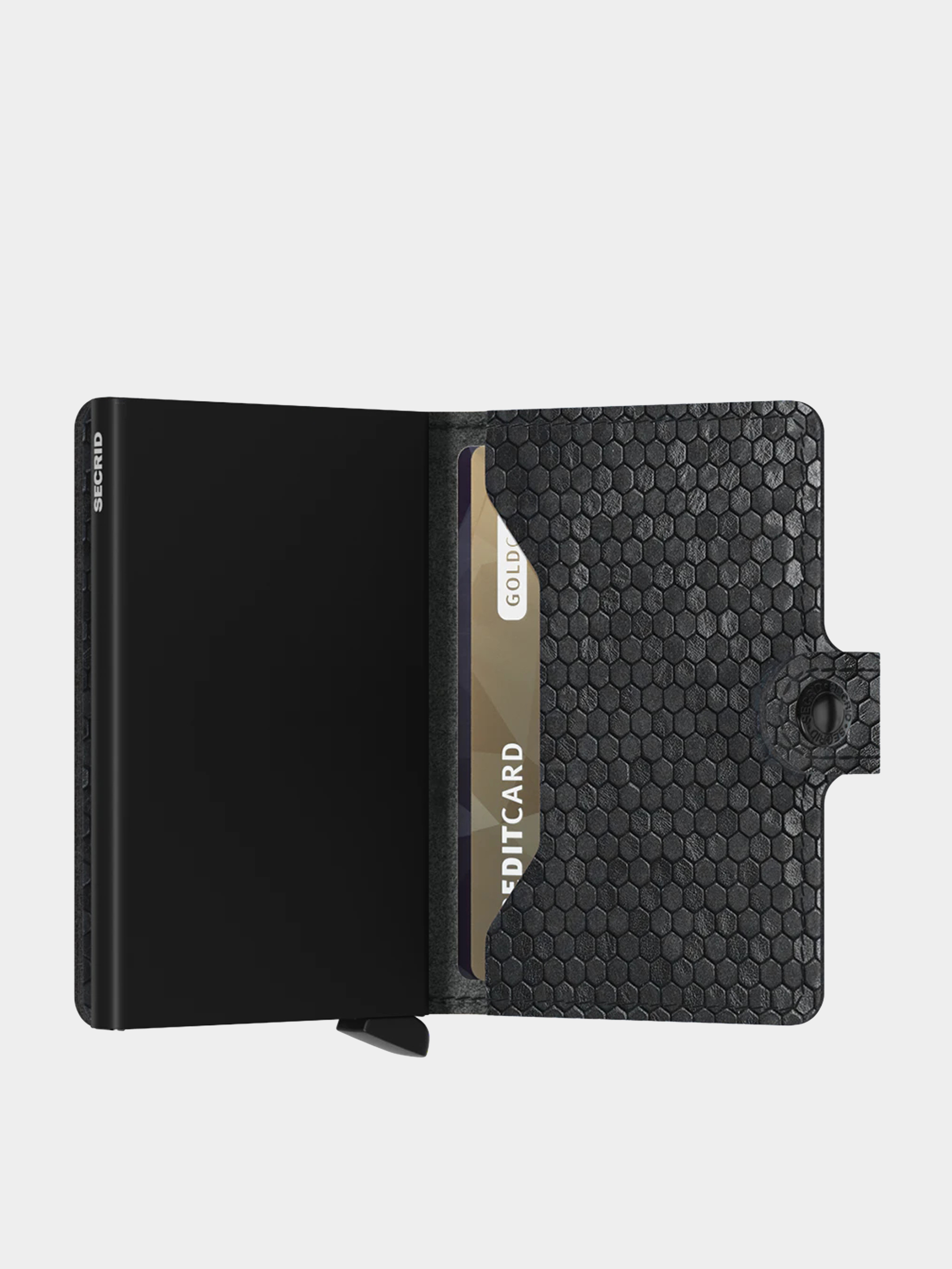 Pénztárca Secrid Miniwallet (hexagon black)