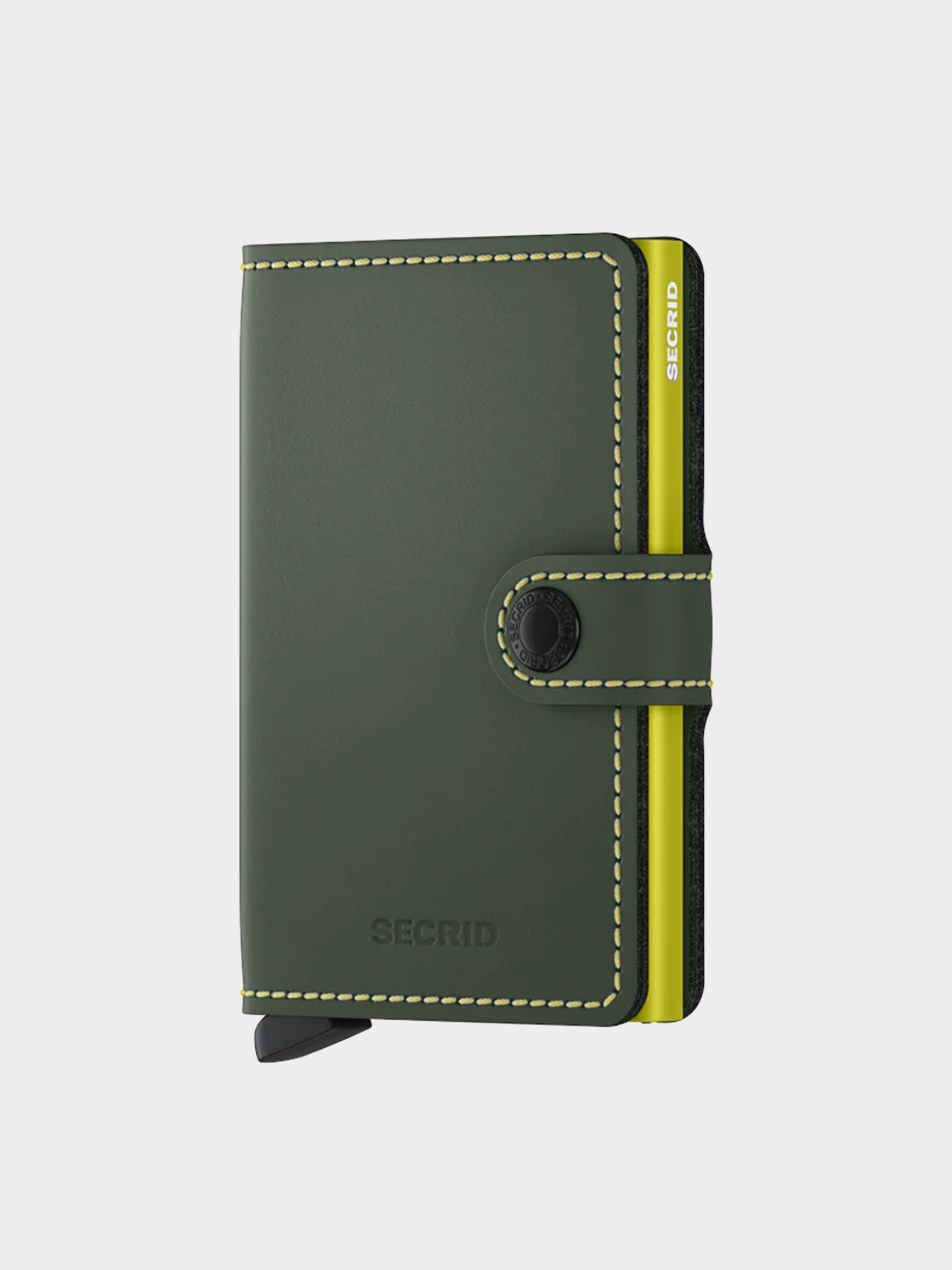 Pénztárca Secrid Miniwallet (matte green & lime)