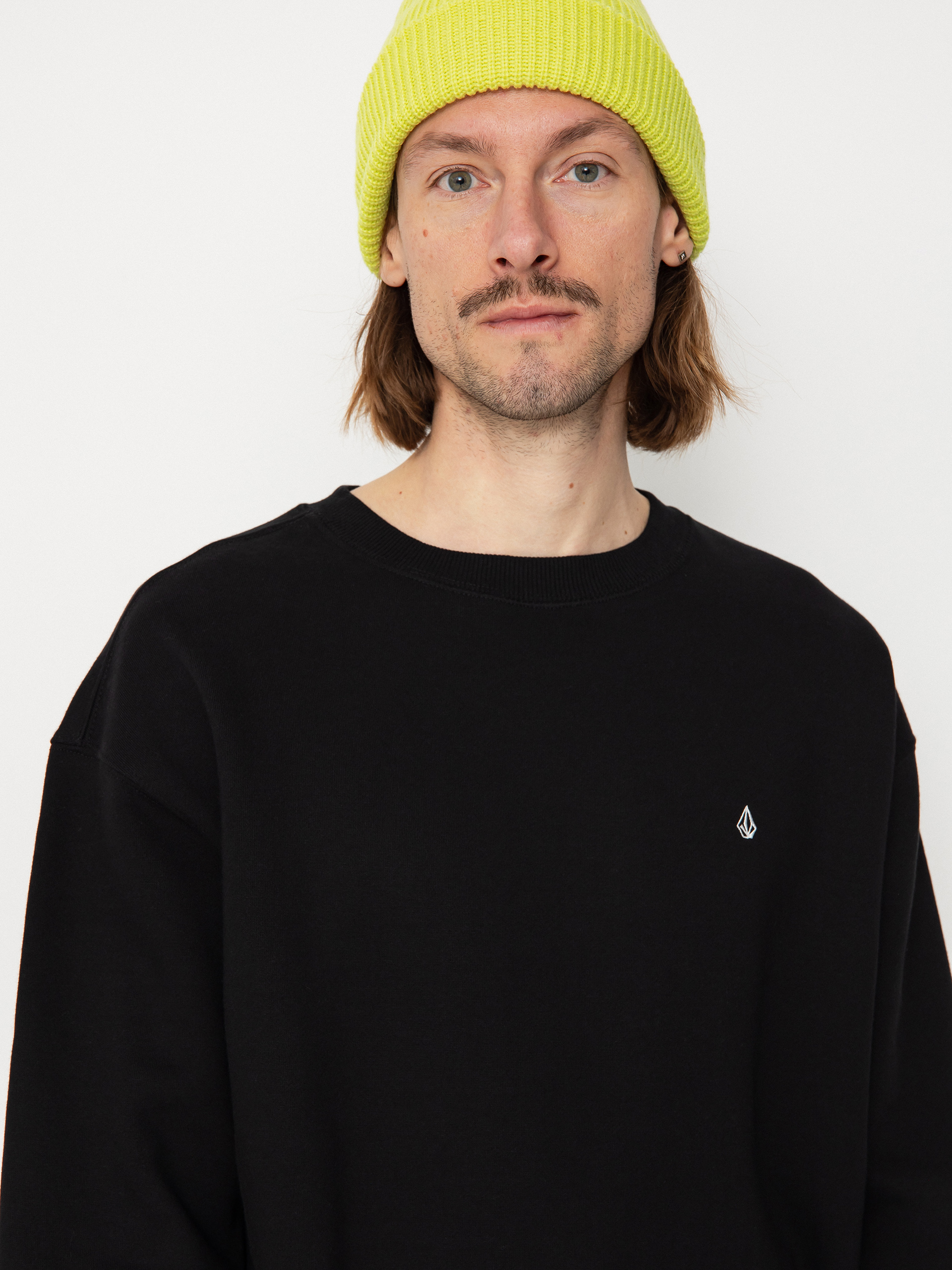 Volcom Single Stone Crew Pulóver (black)