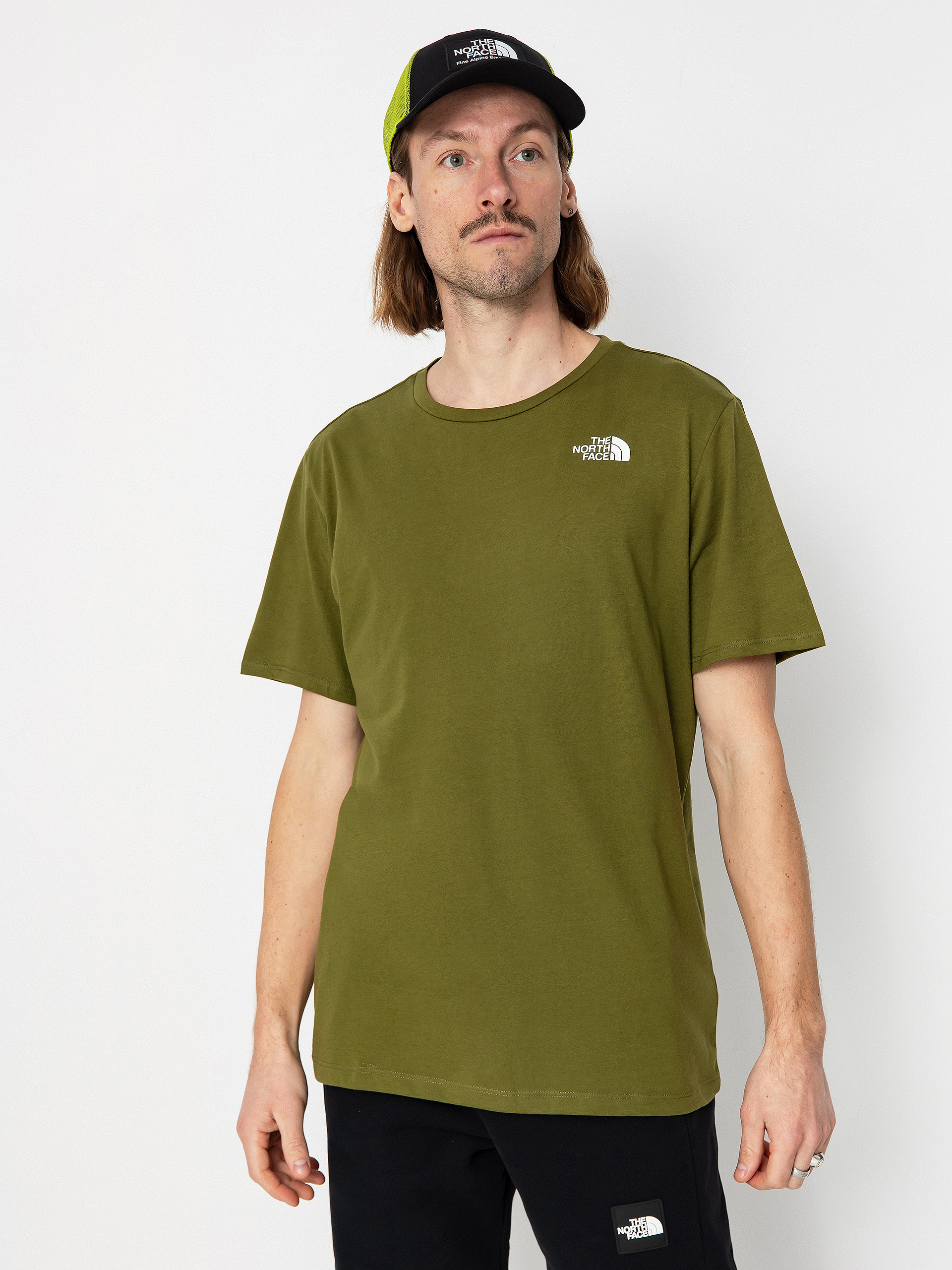 The North Face Foundation Coordinates Graphic Póló (forest olive)