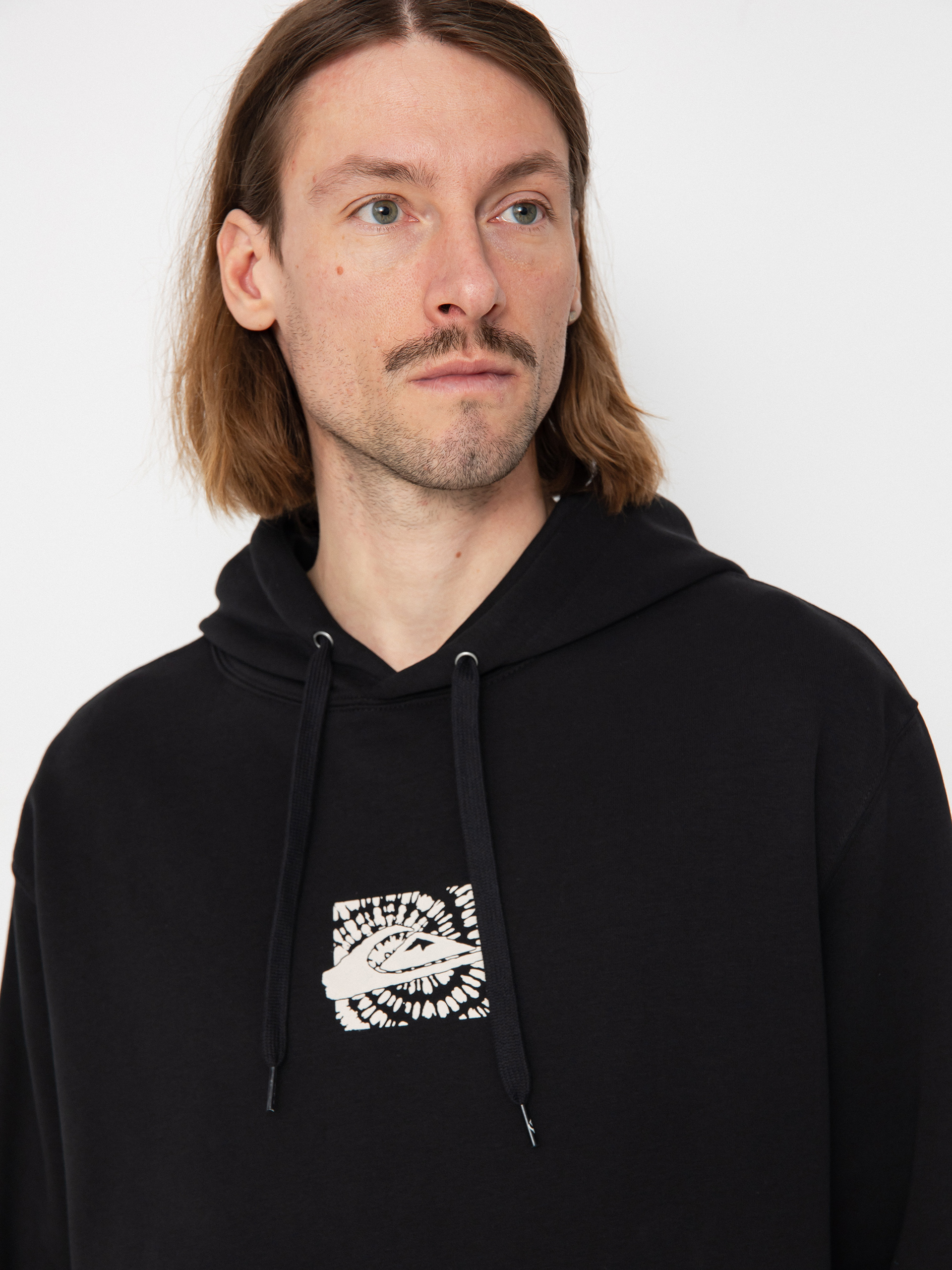 Quiksilver Graphic Mix HD Kapucnis pulóver (black)