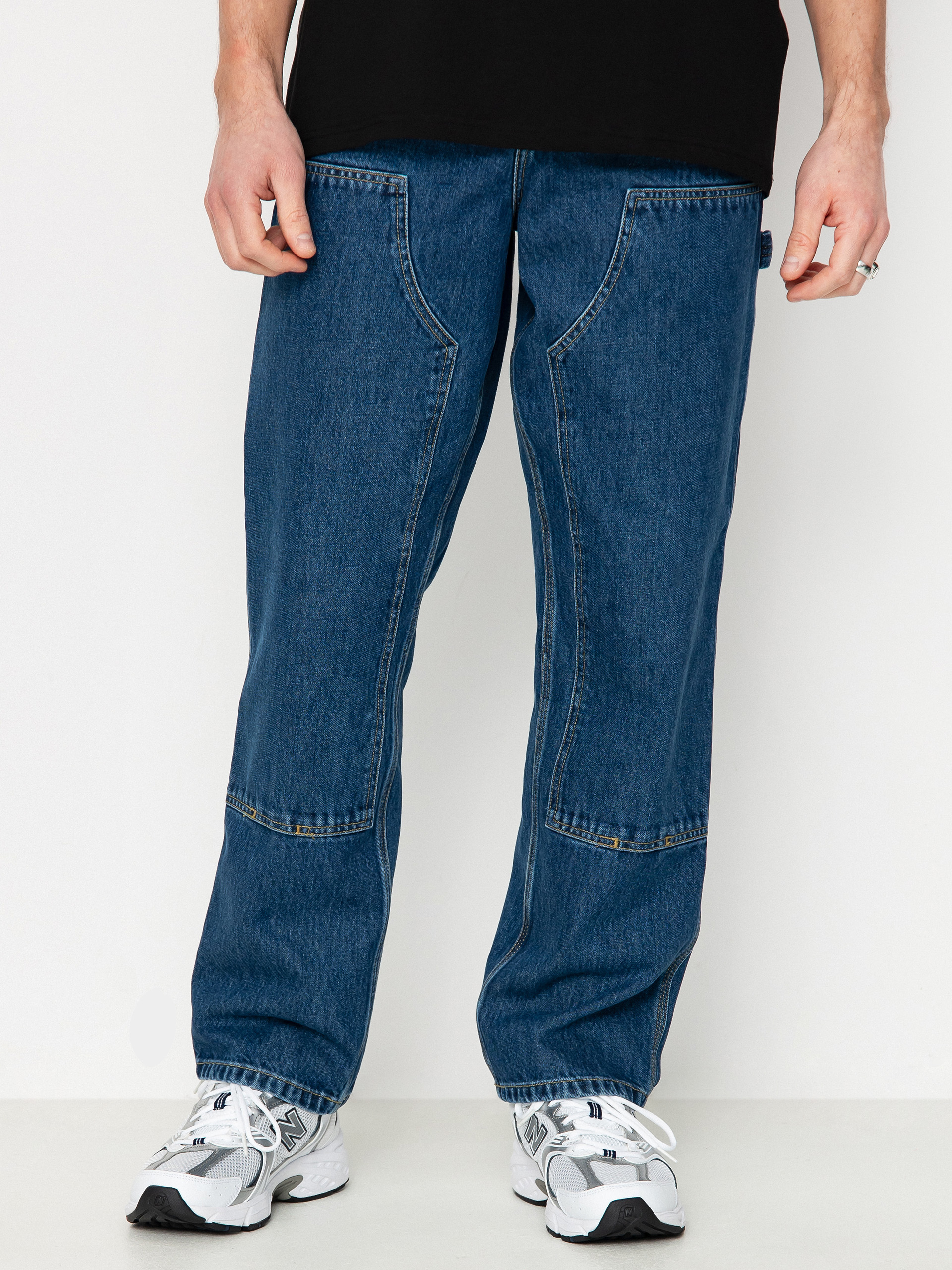 Carhartt WIP Double Knee Kisnadrág (blue)