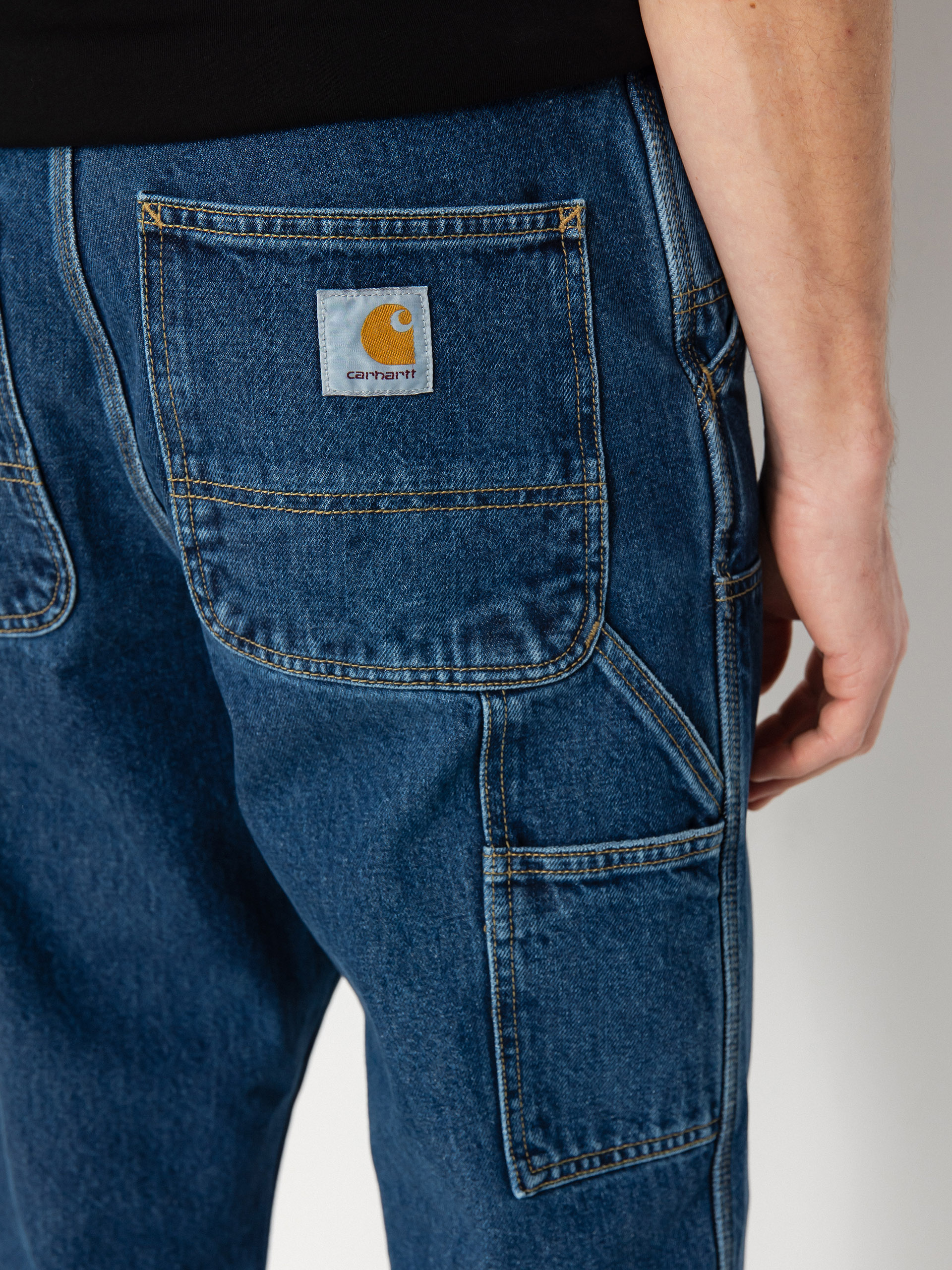 Carhartt WIP Double Knee Kisnadrág (blue)