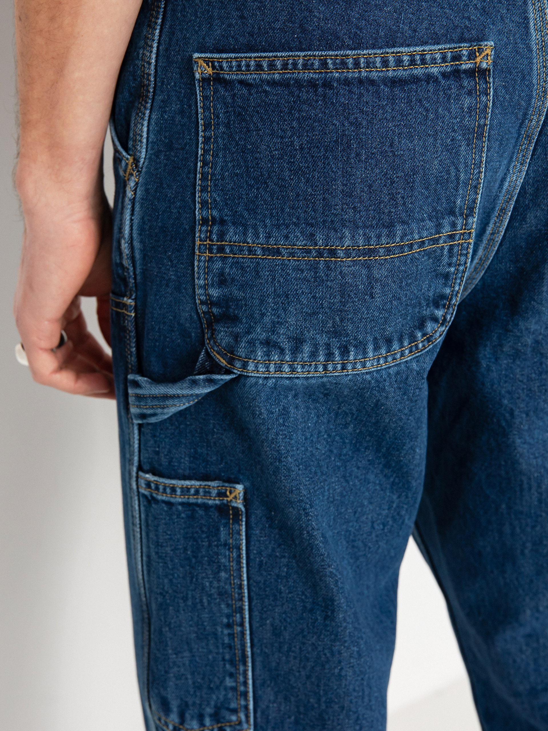 Carhartt WIP Double Knee Kisnadrág (blue)
