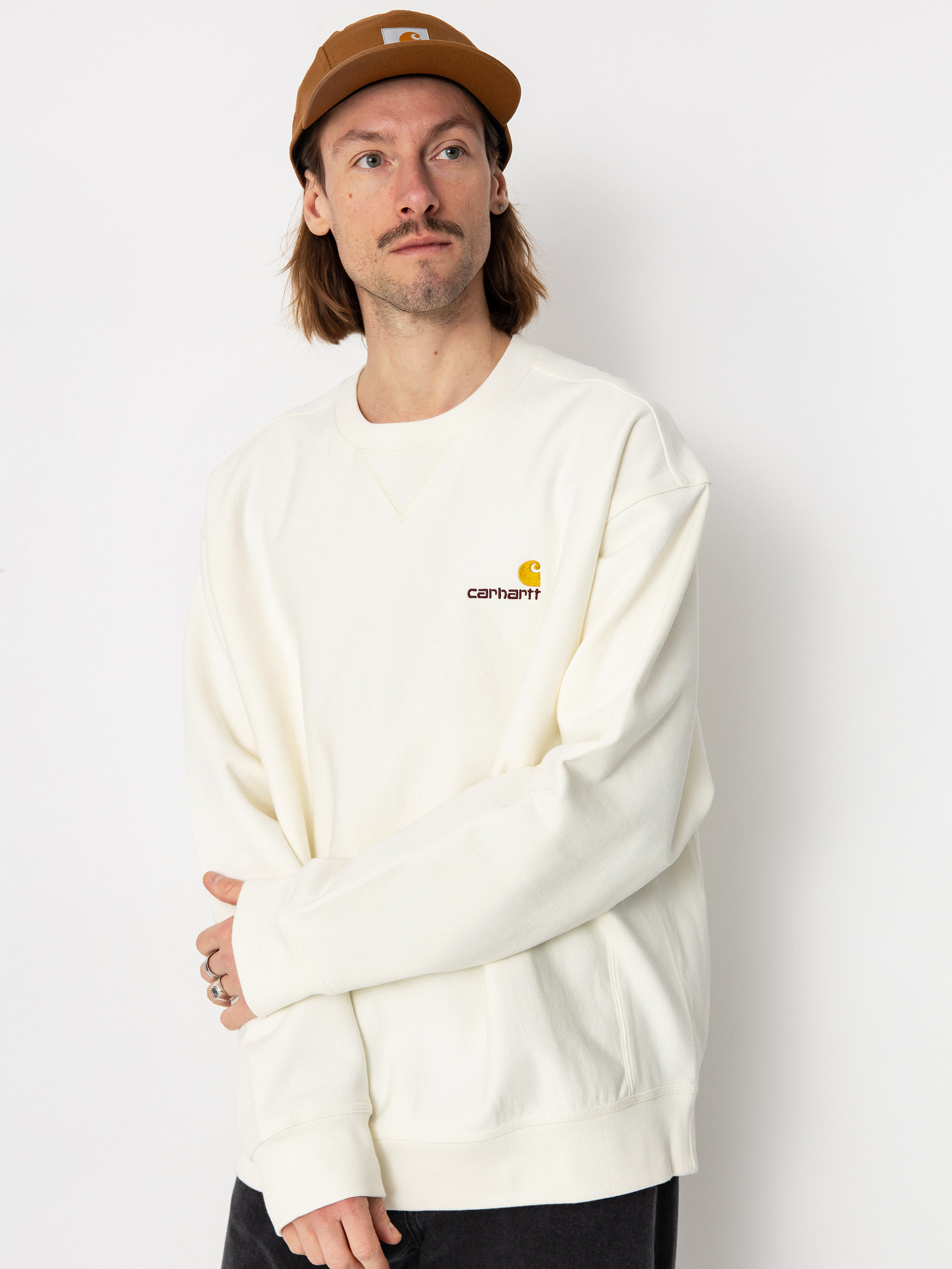 Carhartt WIP American Script Pulóver (wax)