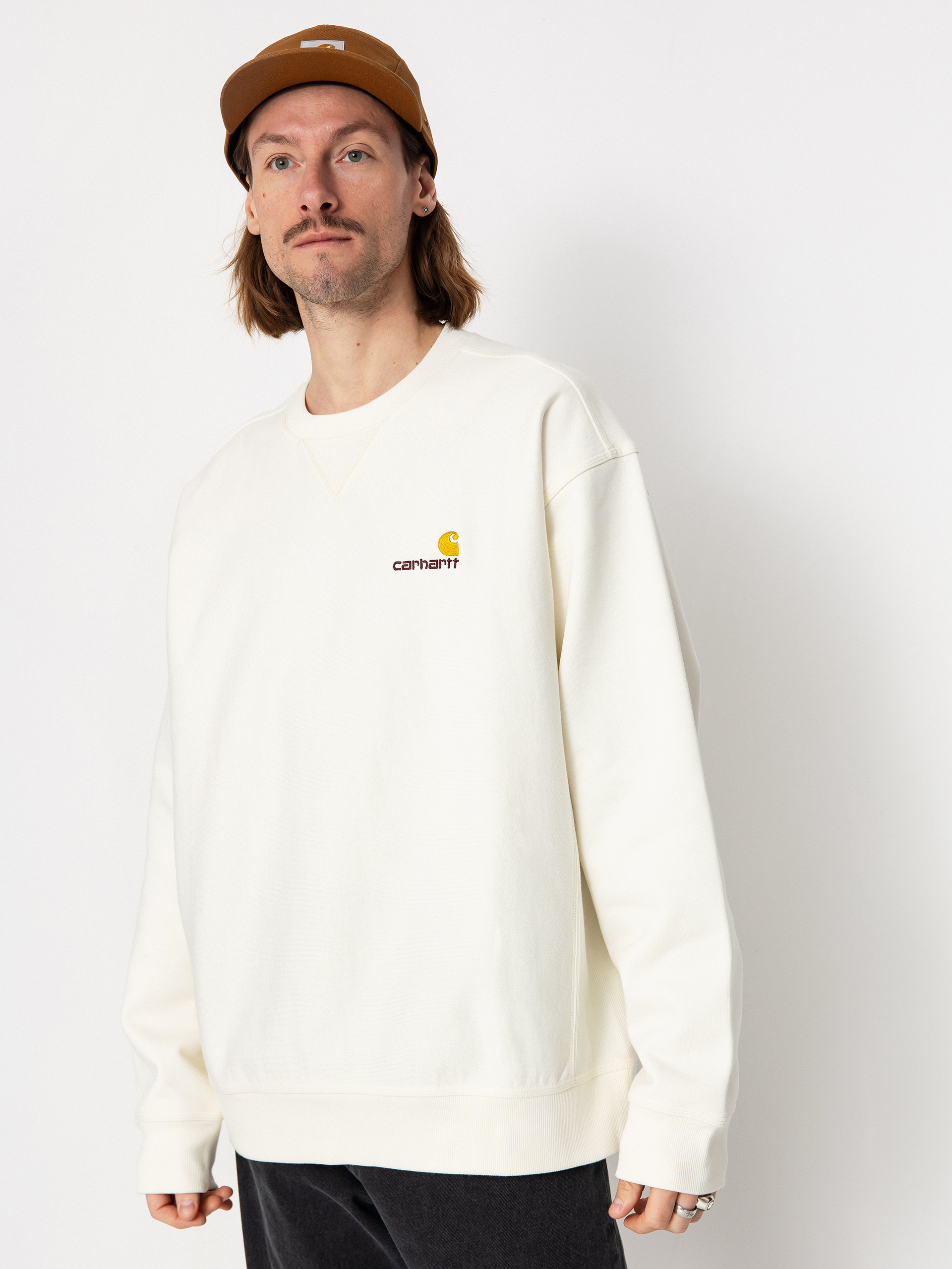 Carhartt WIP American Script Pulóver (wax)