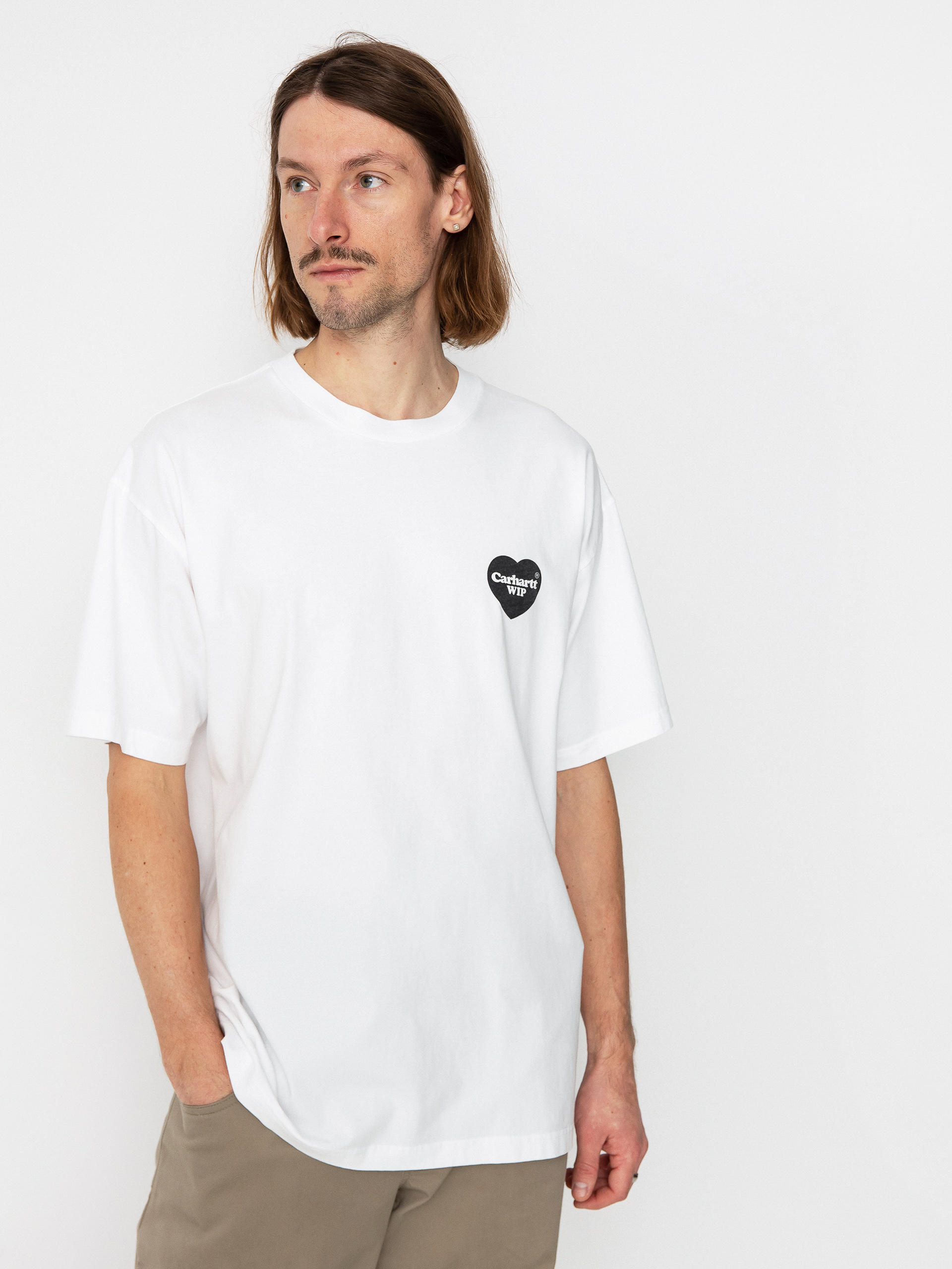 Carhartt WIP Heart Bandana Póló (white/black)
